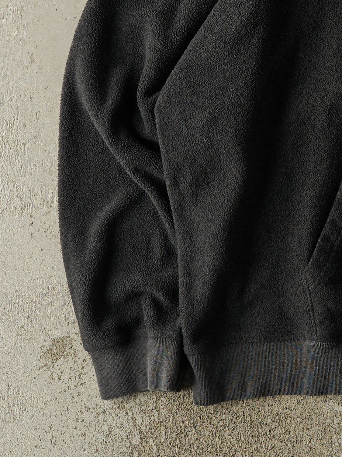 Vintage 90s Charcoal Grey Gap Embroidered Fleece Hoodie (XXL)
