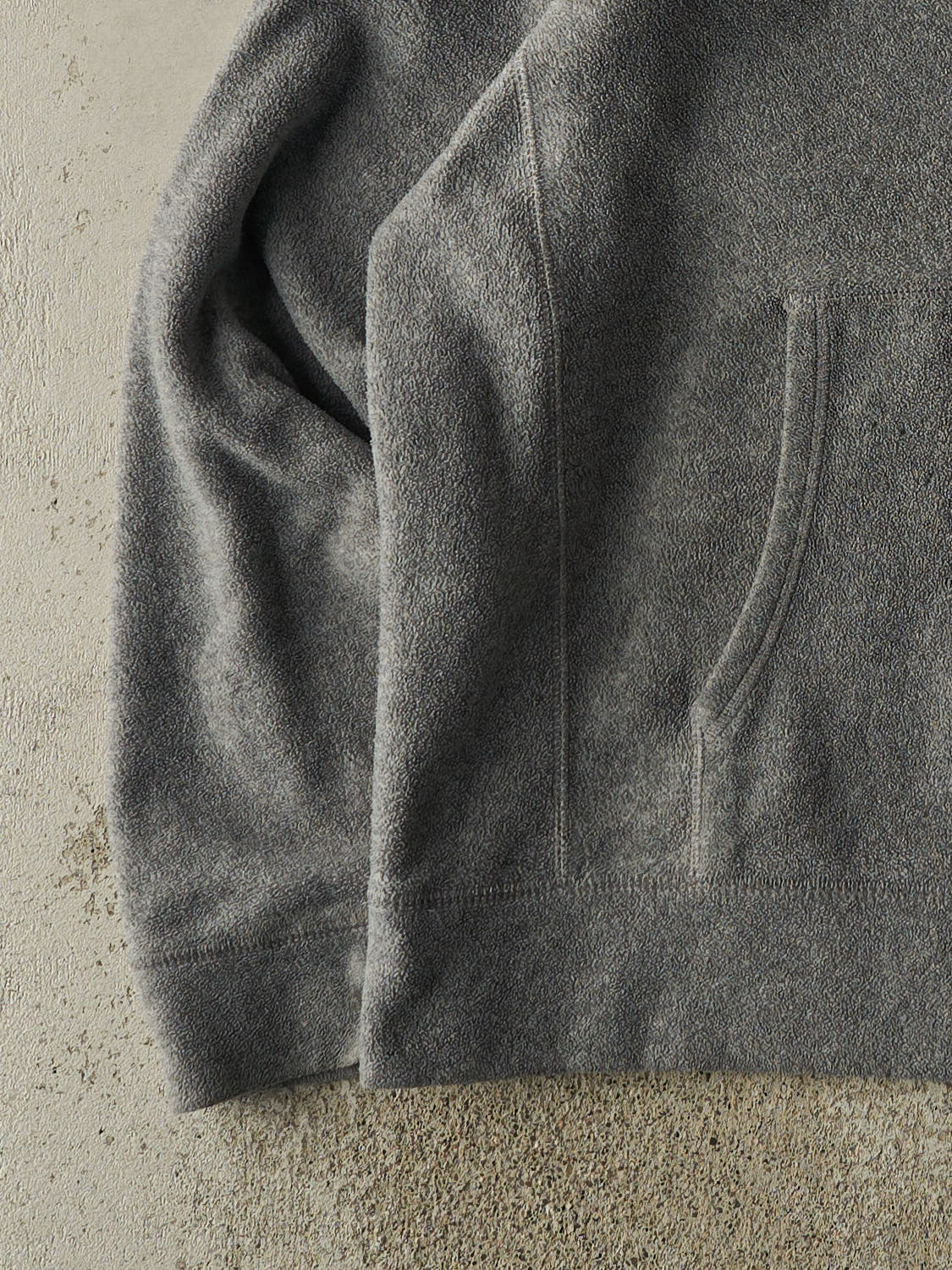 Vintage 90s Grey Old Navy Embroidered Fleece Hoodie (XL/XXL)