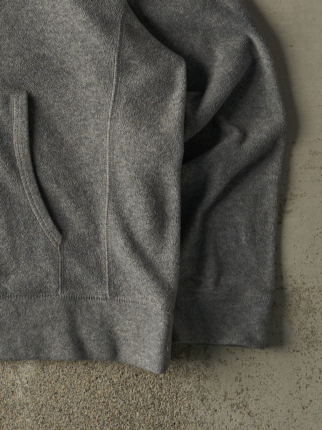 Vintage 90s Grey Old Navy Embroidered Fleece Hoodie (XL/XXL)