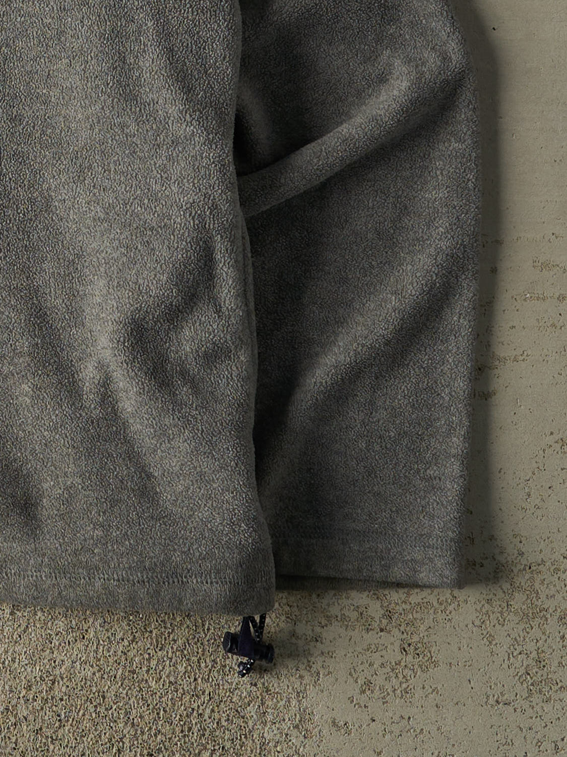 Vintage 90s Grey Old Navy Embroidered Quarter Zip Fleece (L/XL)