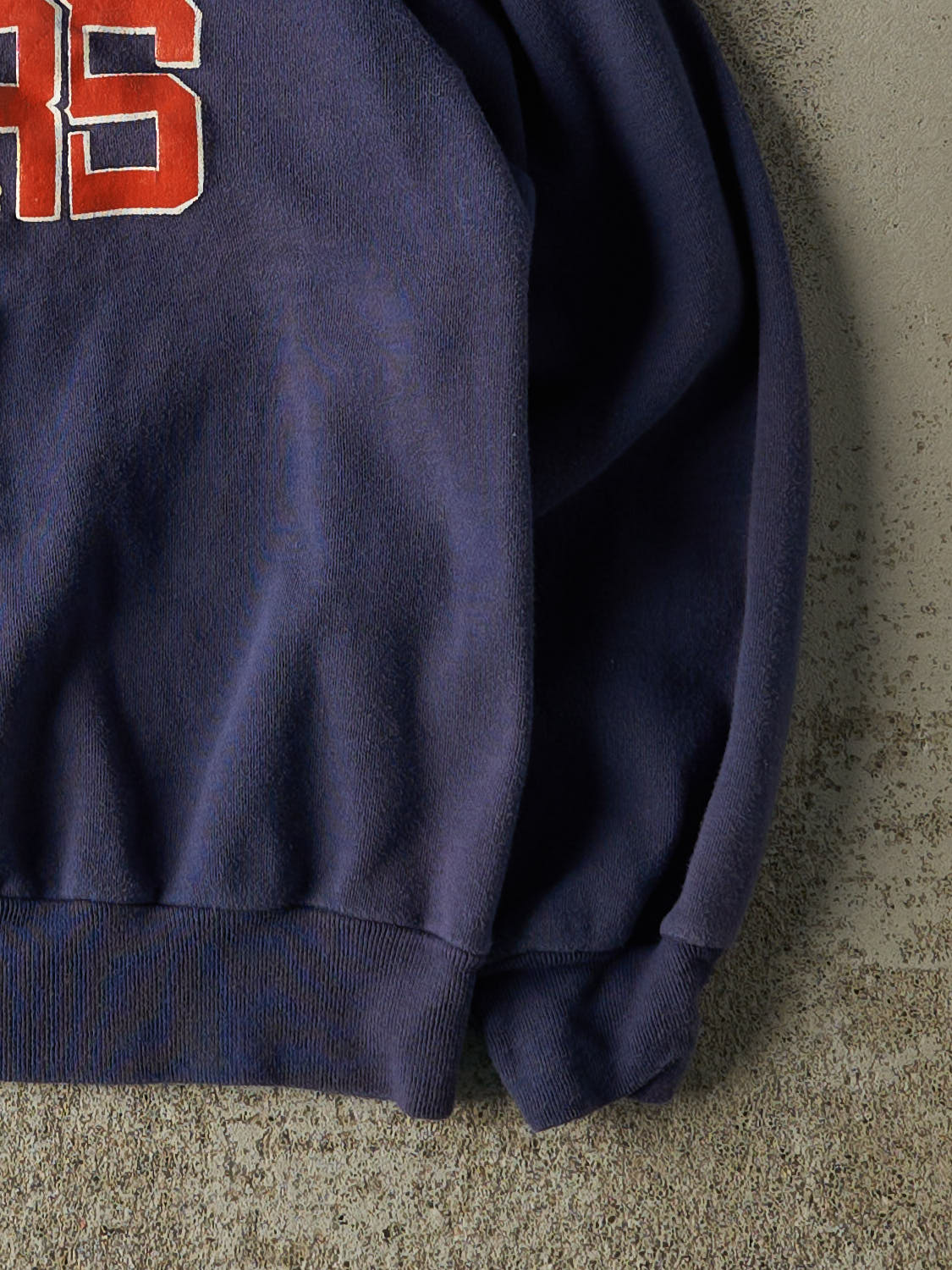Vintage 80s Navy Blue Chicago Bears Crewneck (XS/S)