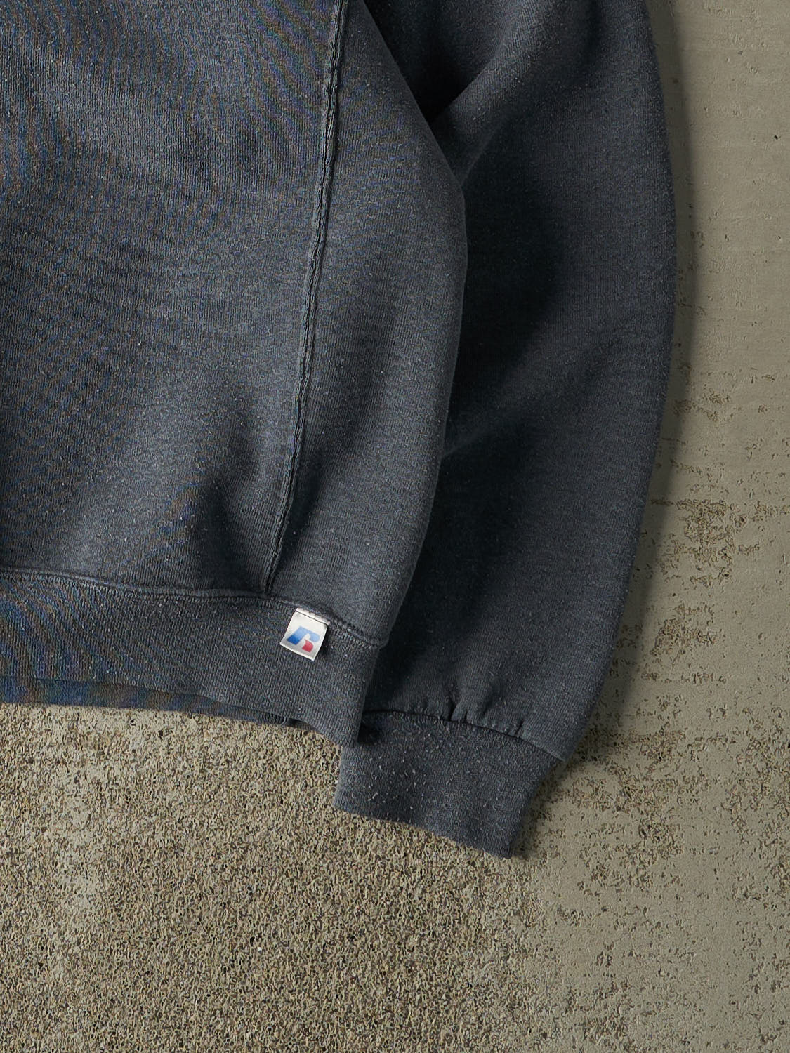 Vintage Y2K Slate Blue Russell Athletic Blank Crewneck (L/XL)