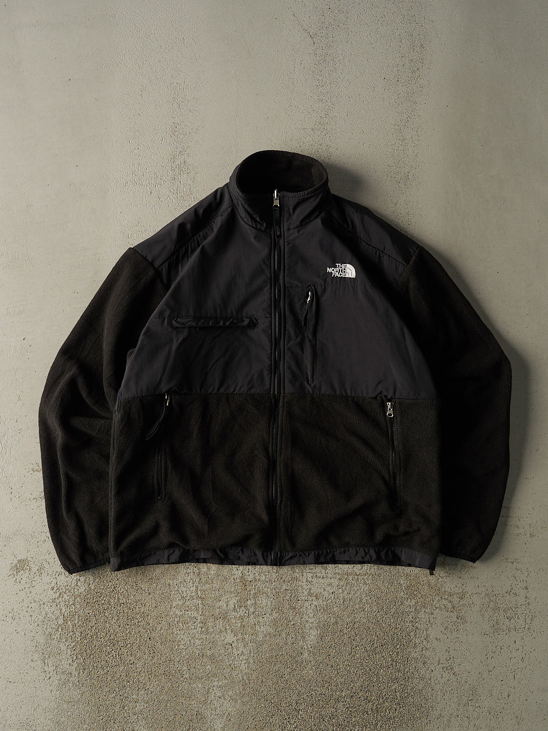 Vintage 90s Black The North Face Denali Fleece Jacket (XL/XXL)