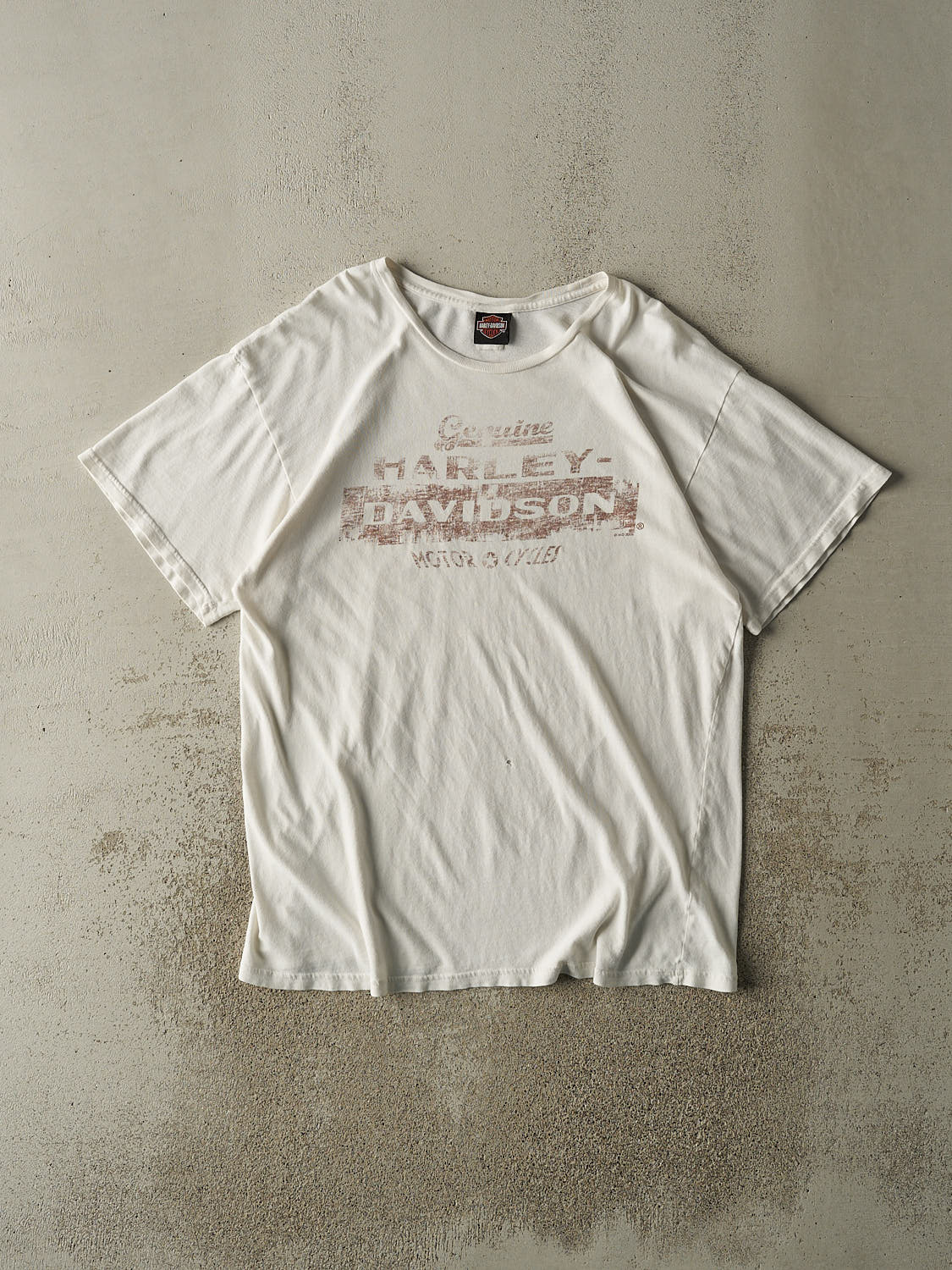 Vintage 09' White Harley Davidson Lafayette, LA Tee (XL/XXL)