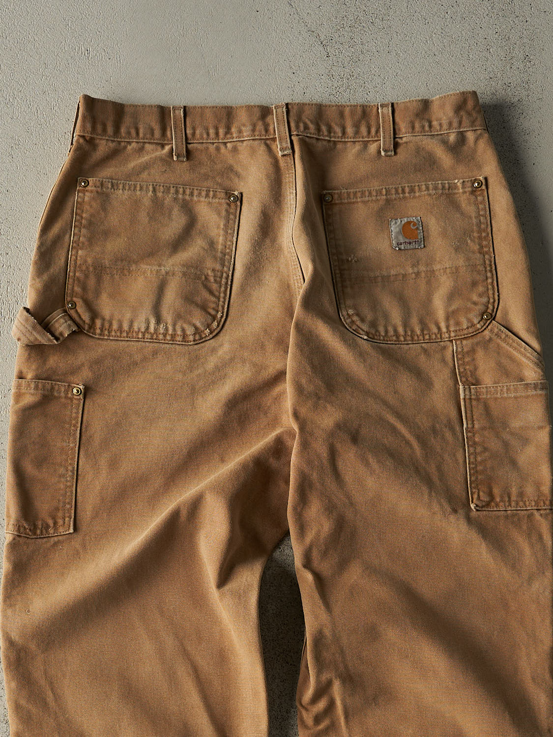 Vintage 90s Camel Carhartt Double Knee Carpenter Pants (33x32)