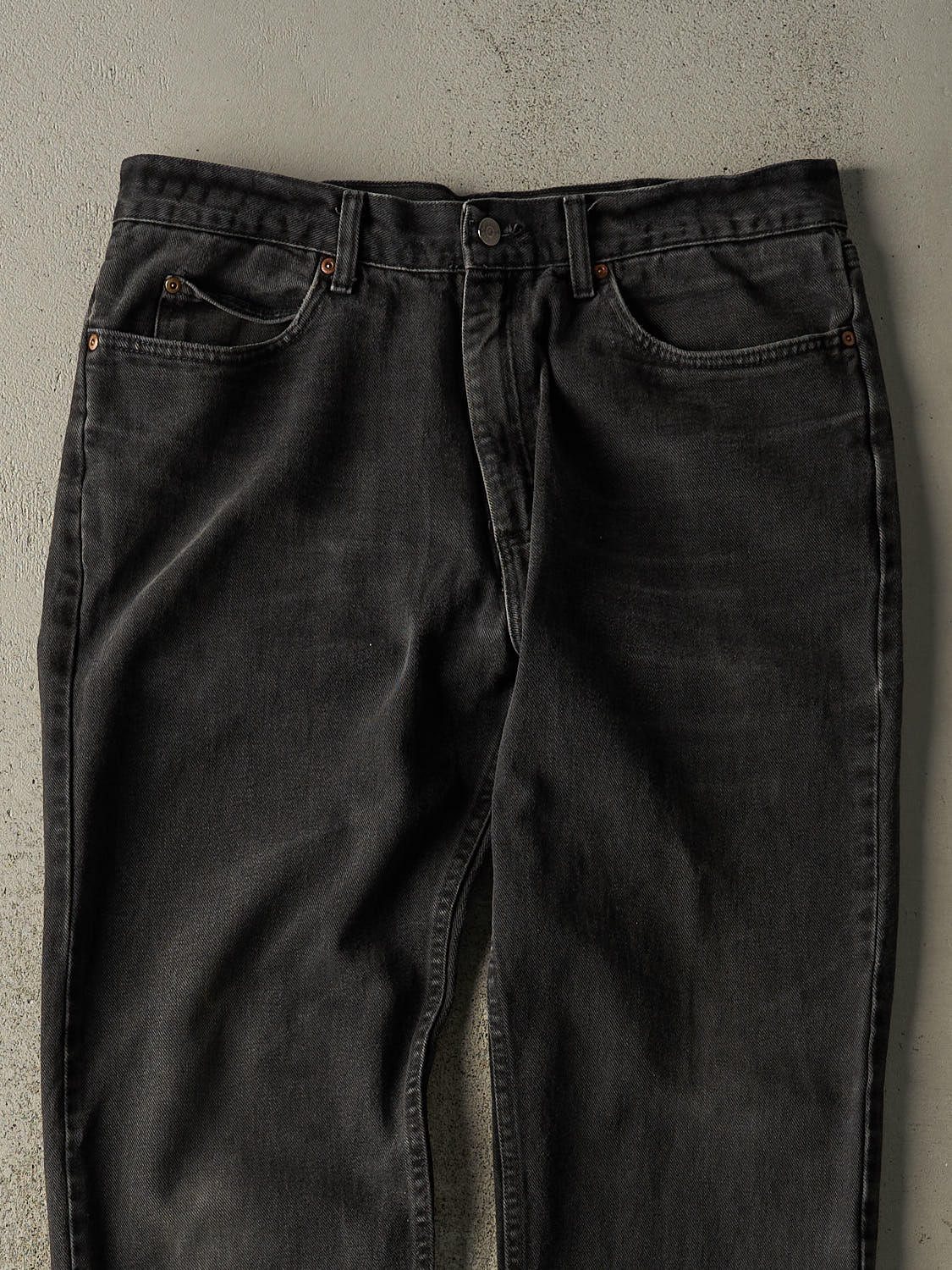 Vintage 90s Faded Black Lee Denim Pants (36x32)