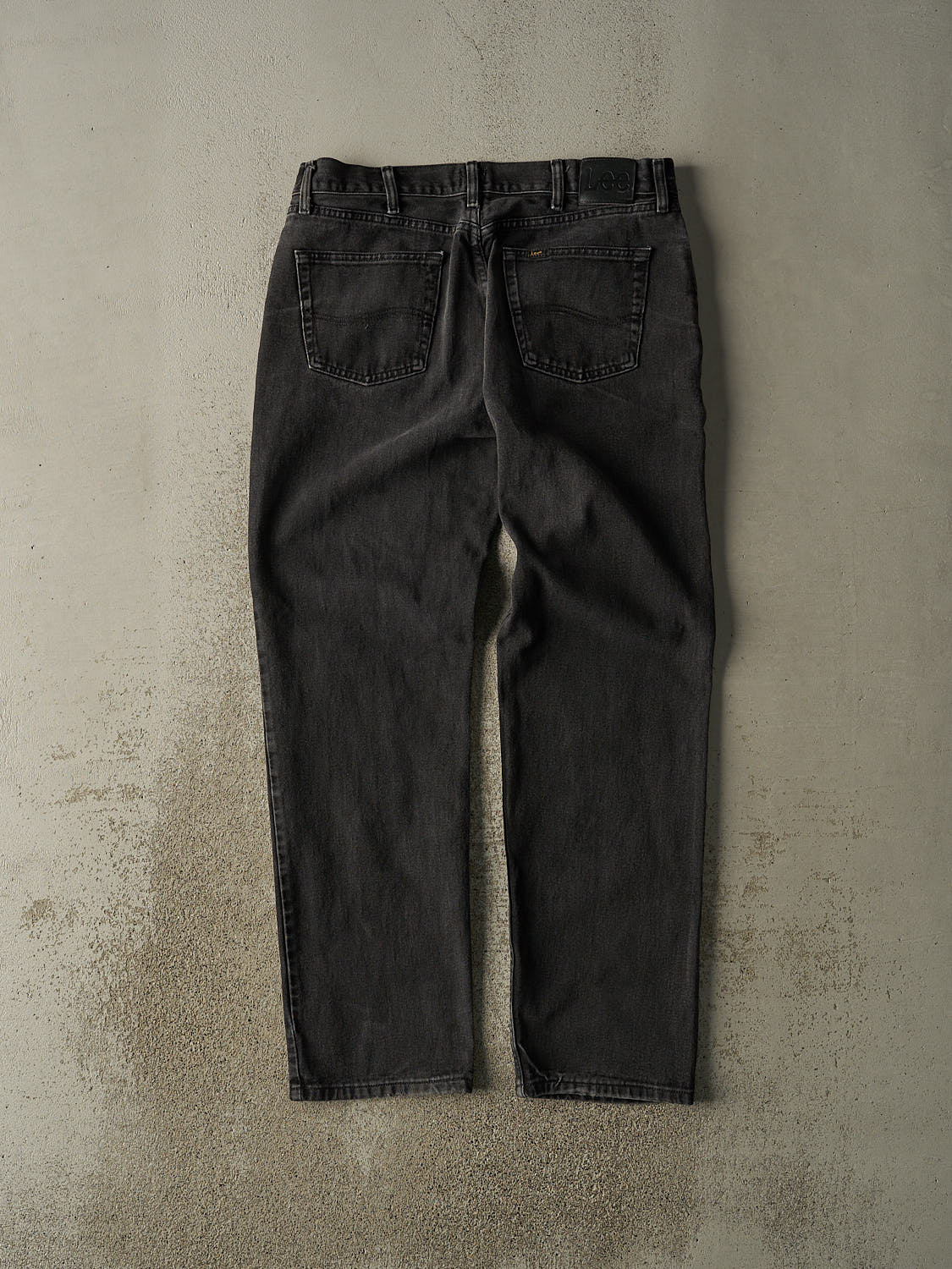 Vintage 90s Faded Black Lee Denim Pants (36x32)