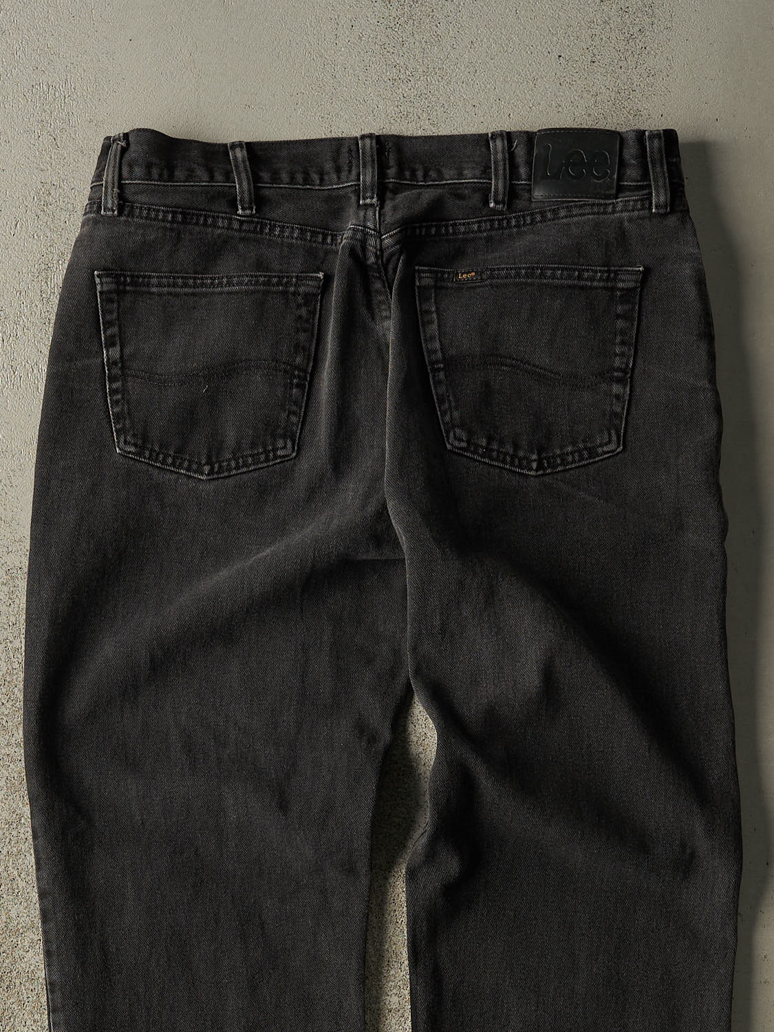 Vintage 90s Faded Black Lee Denim Pants (36x32)