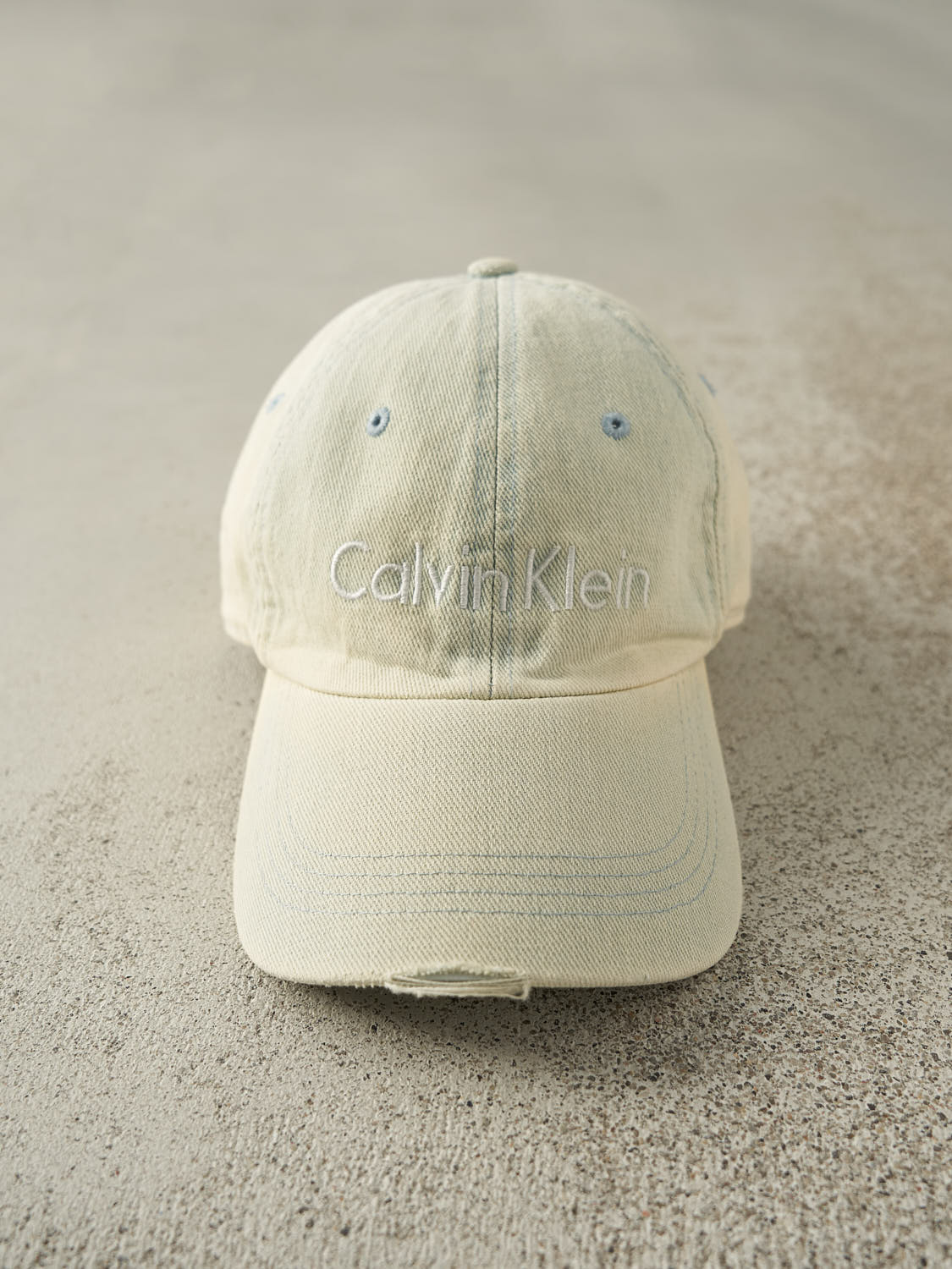 Vintage 90s Light Wash Calvin Klein Strapback (O/S)