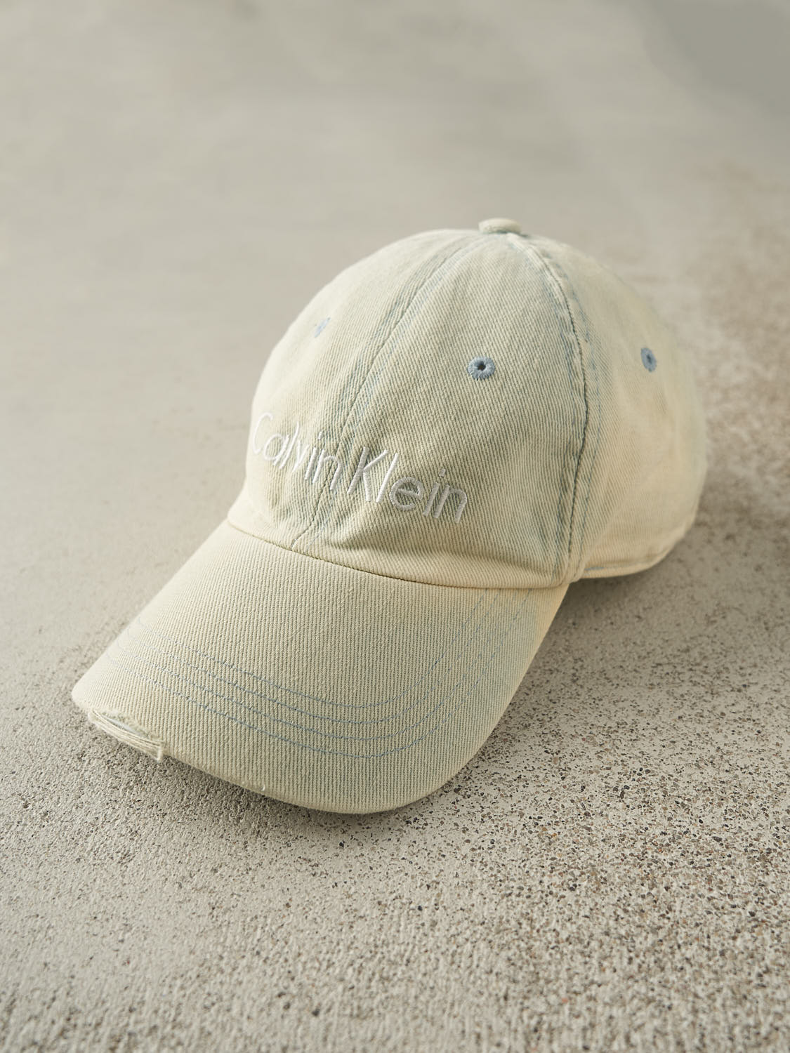 Vintage 90s Light Wash Calvin Klein Strapback (O/S)