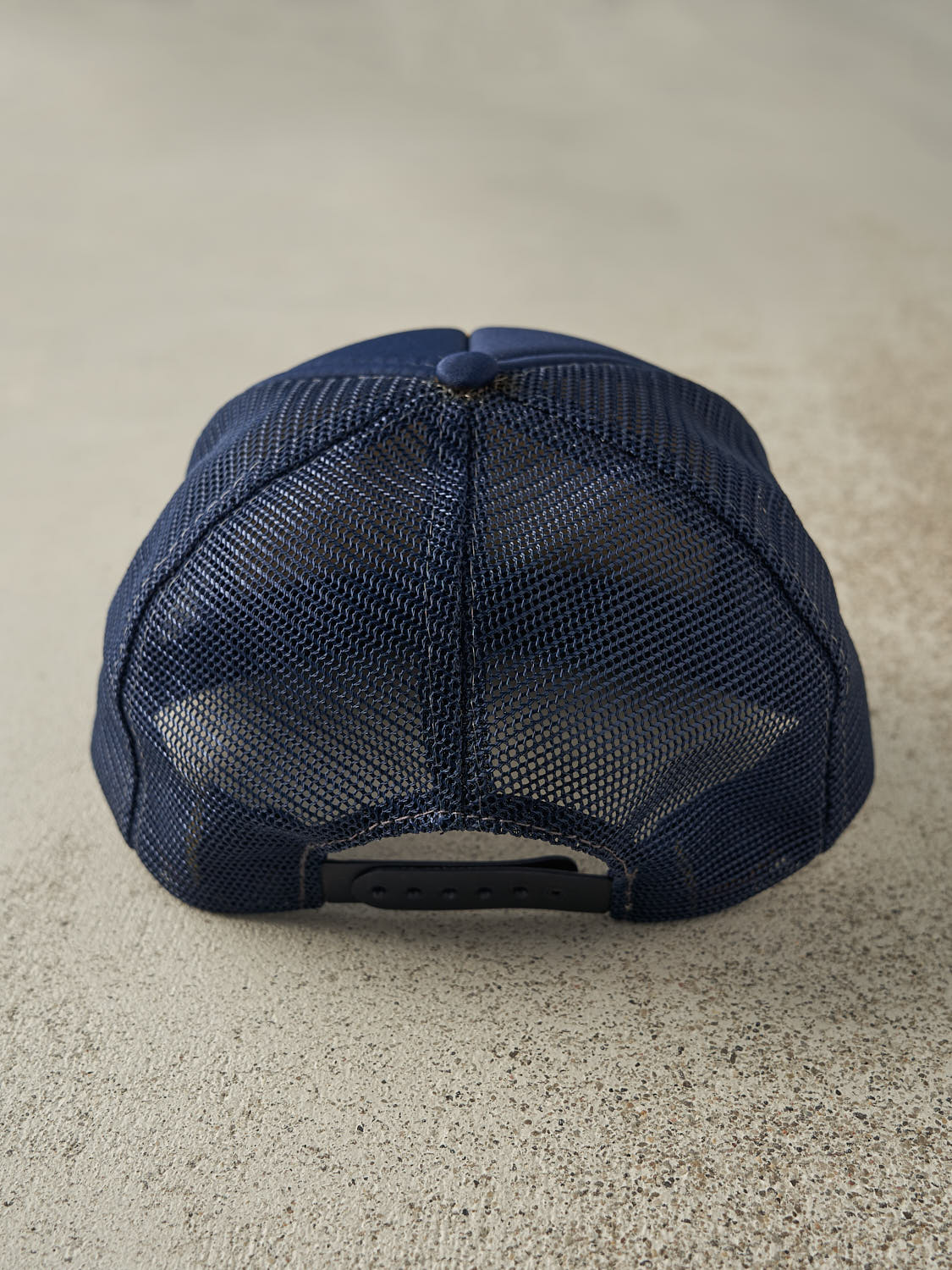 Vintage 90s Navy Blue Hawaii Police Foam Trucker Hat (O/S)