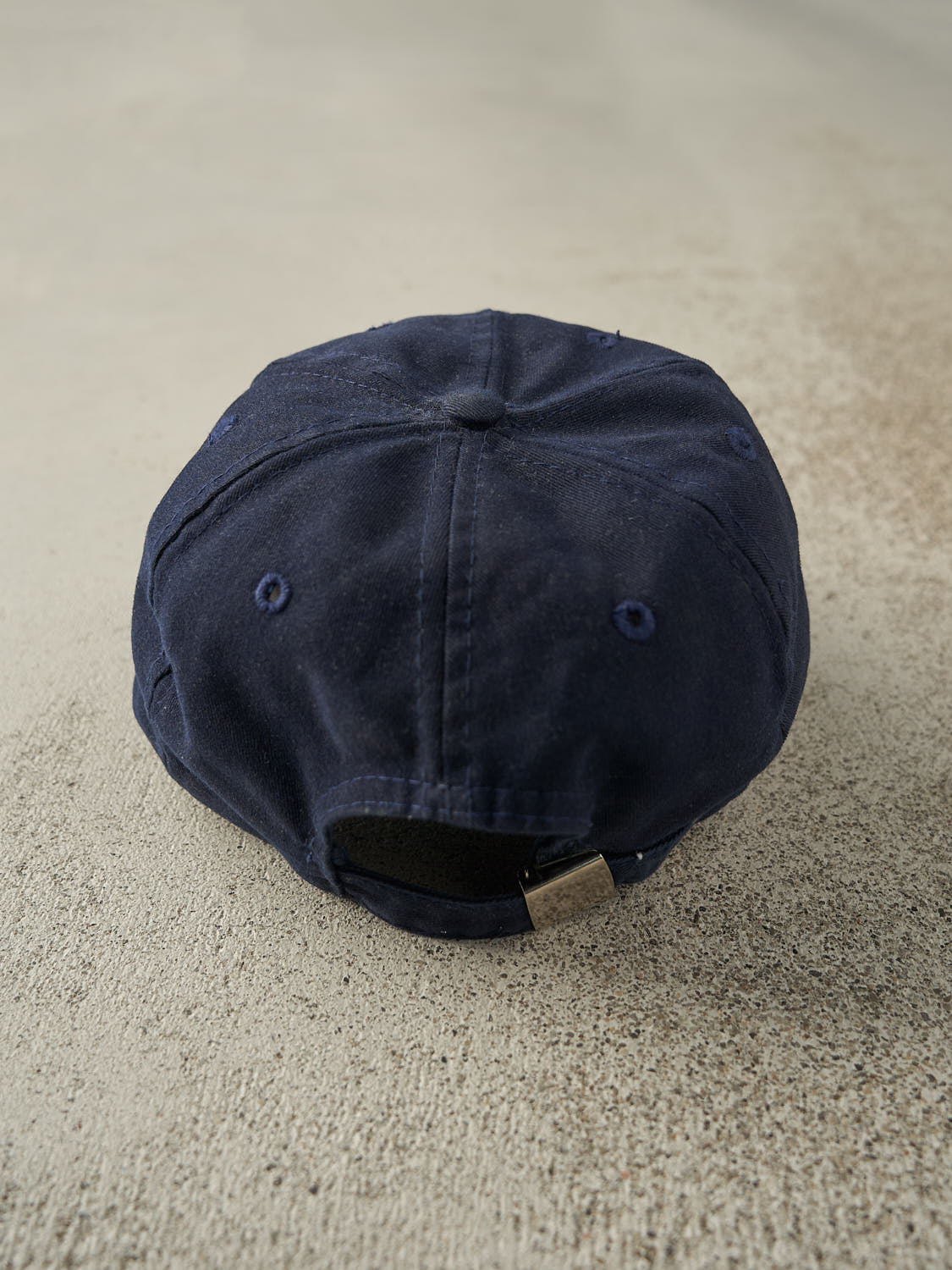Vintage 90s Sun Faded Navy Fila Embroidered Strapback (O/S)