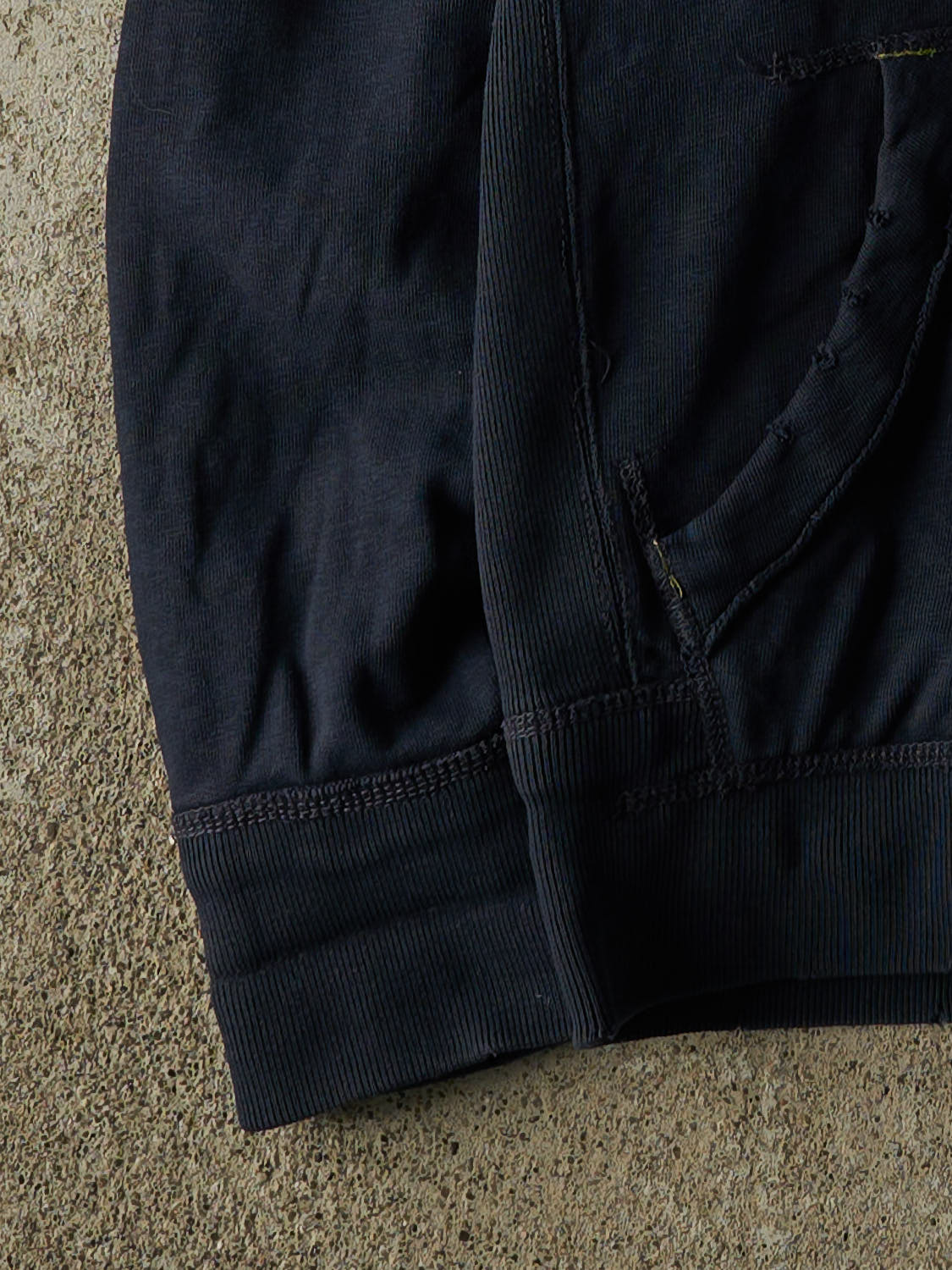 Vintage Y2K Navy Blue American Eagle Zip Up Hoodie (S/M)