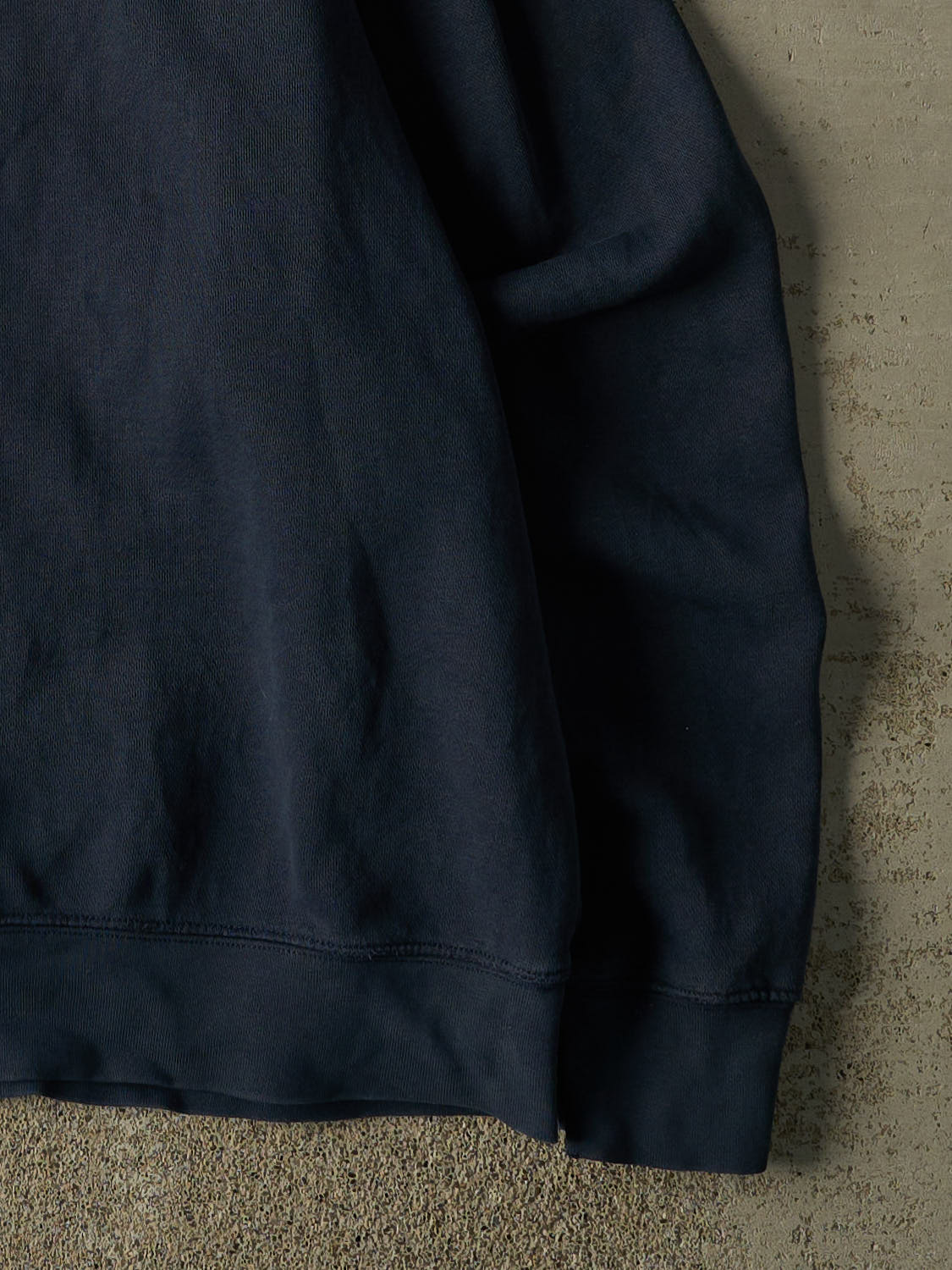 Vintage 90s Navy Blue Mercyhurst University Quarter Zip Sweater (XL/XXL)