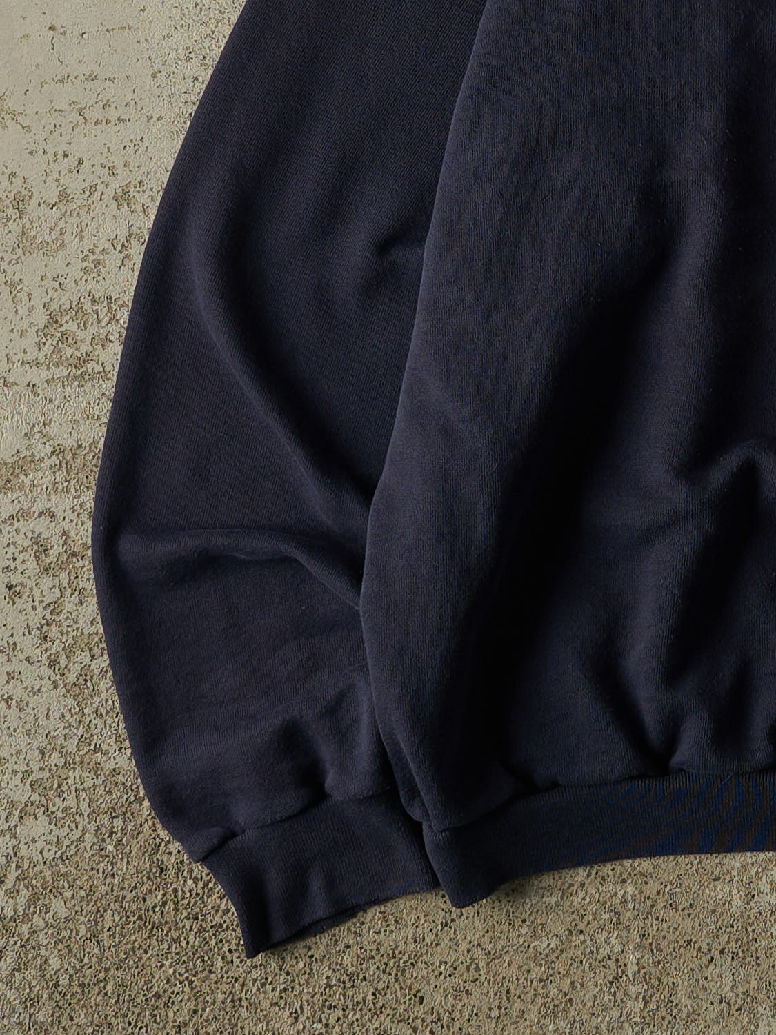 Vintage 80s Navy Blue Blank Crewneck (S)