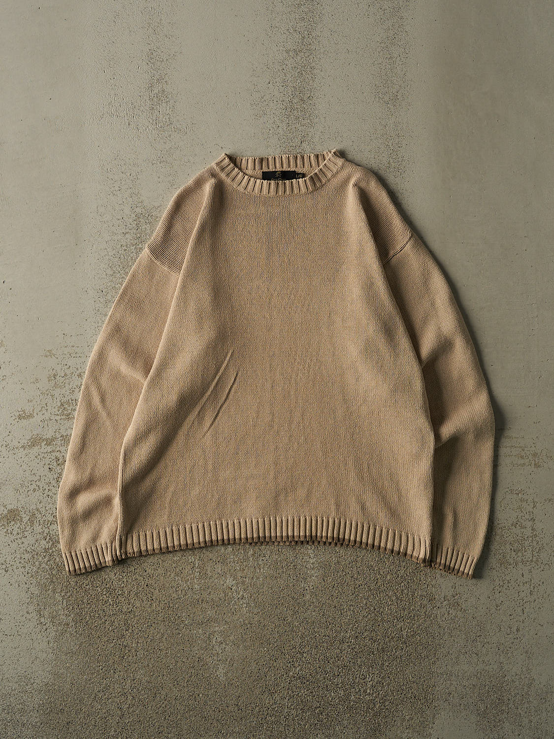 Vintage 90s Beige Knit (L/XL)