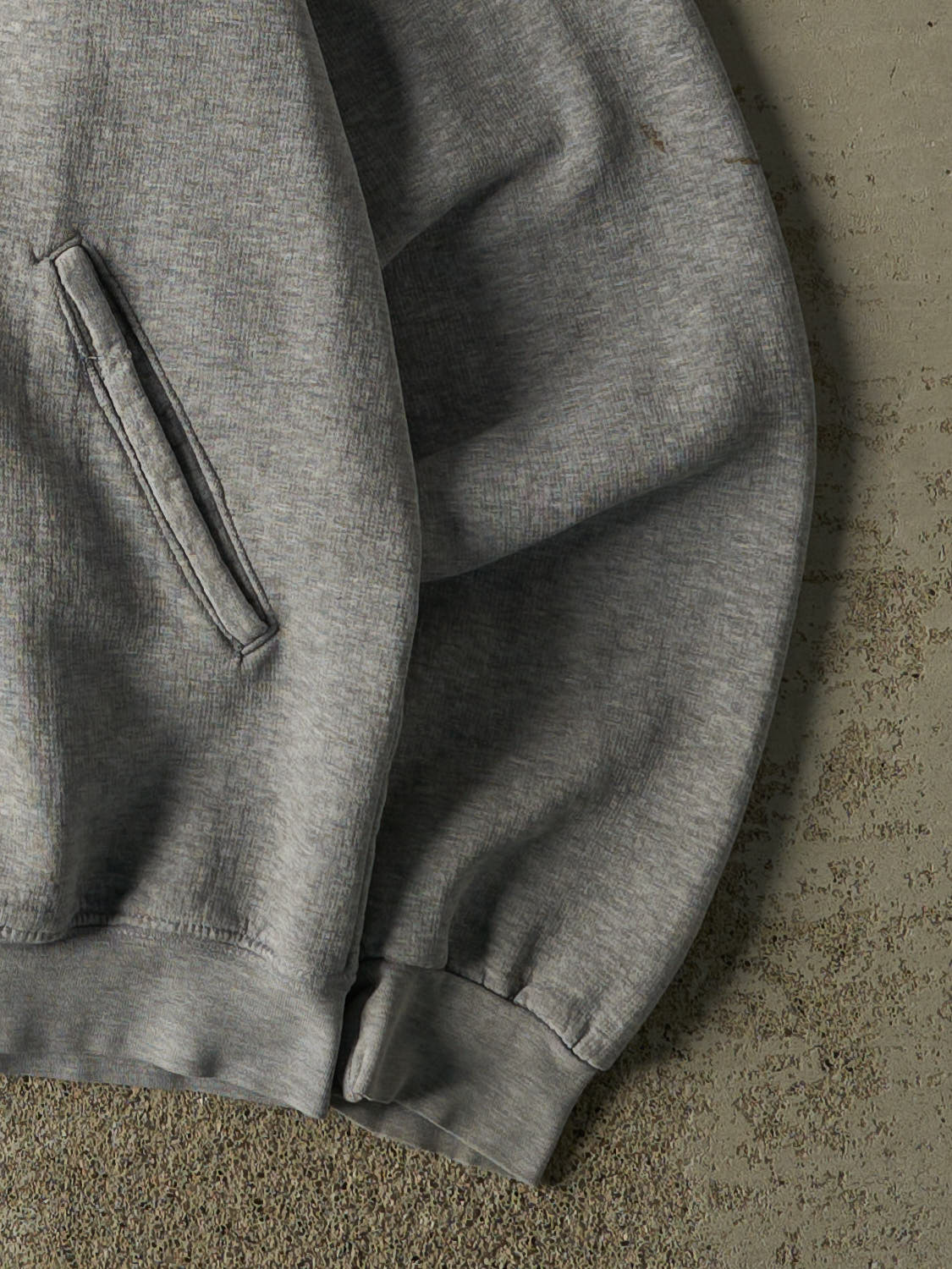 Vintage Y2K Grey Las Vegas Zip Up Sweater (S)