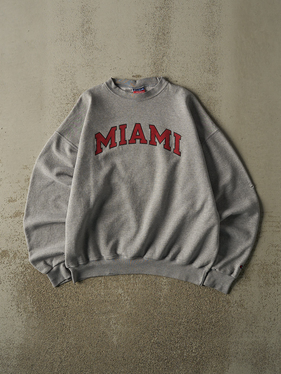 Vintage 90s Grey Miami University Champion Crewneck (L/XL)