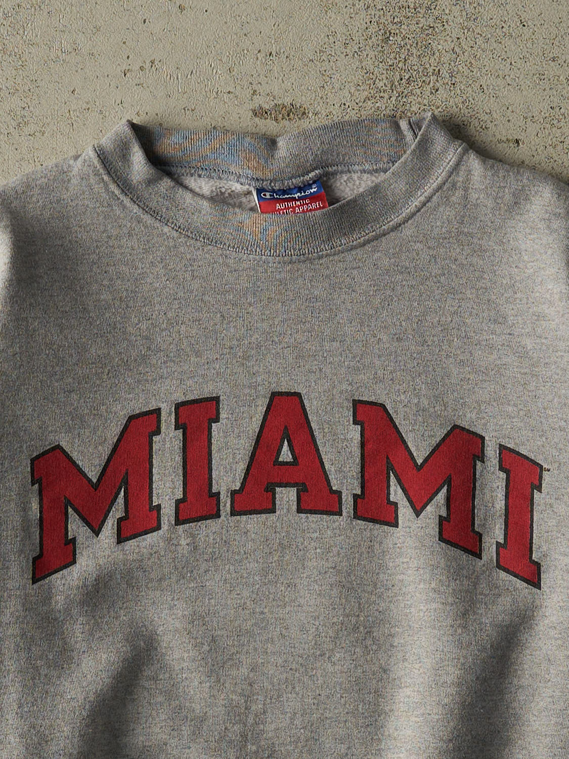 Vintage 90s Grey Miami University Champion Crewneck (L/XL)