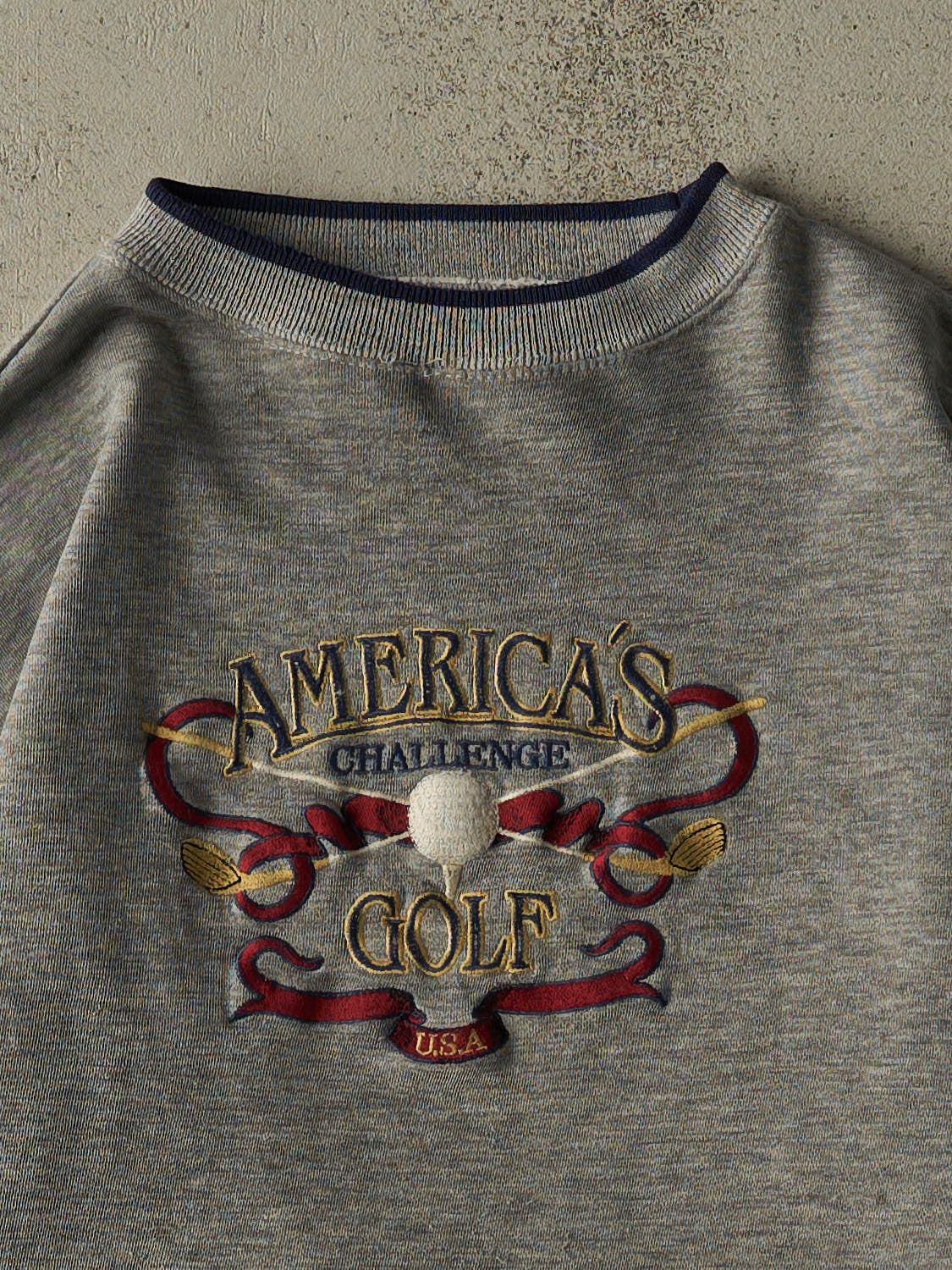 Vintage 90s Grey Golf Embroidered Crewneck (XL/XXL)