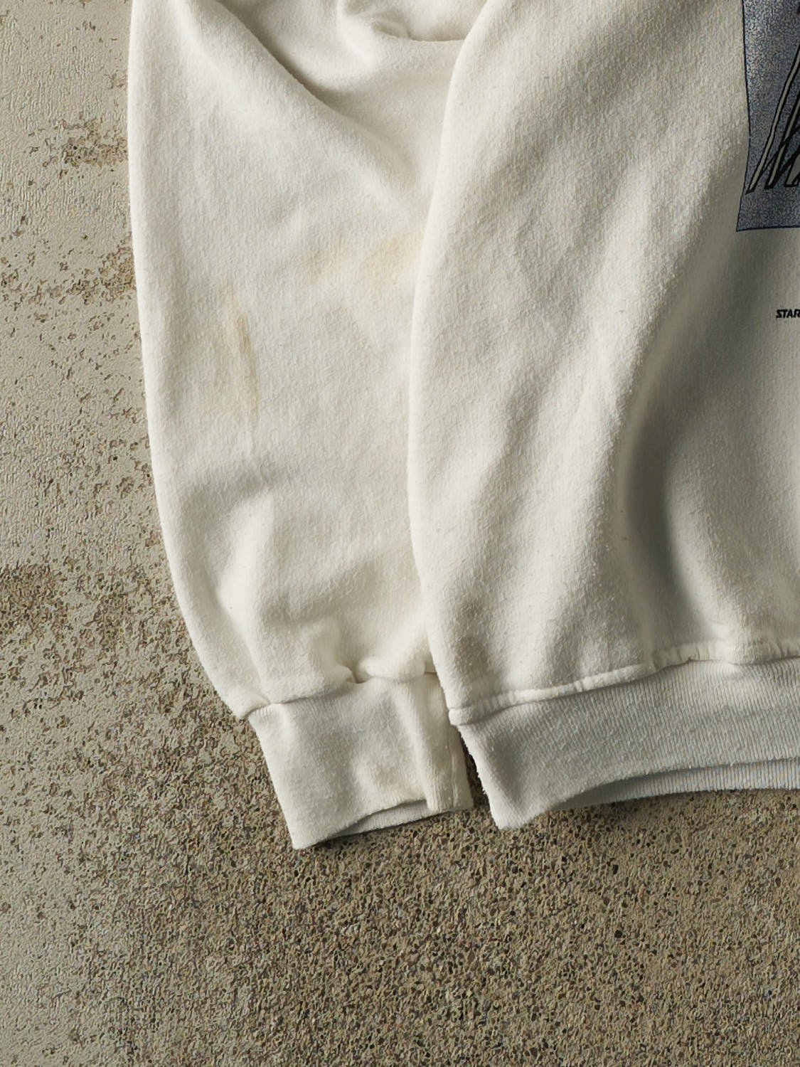 Vintage 93' White St FX CIAU Champions Basketball Hoodie (L)