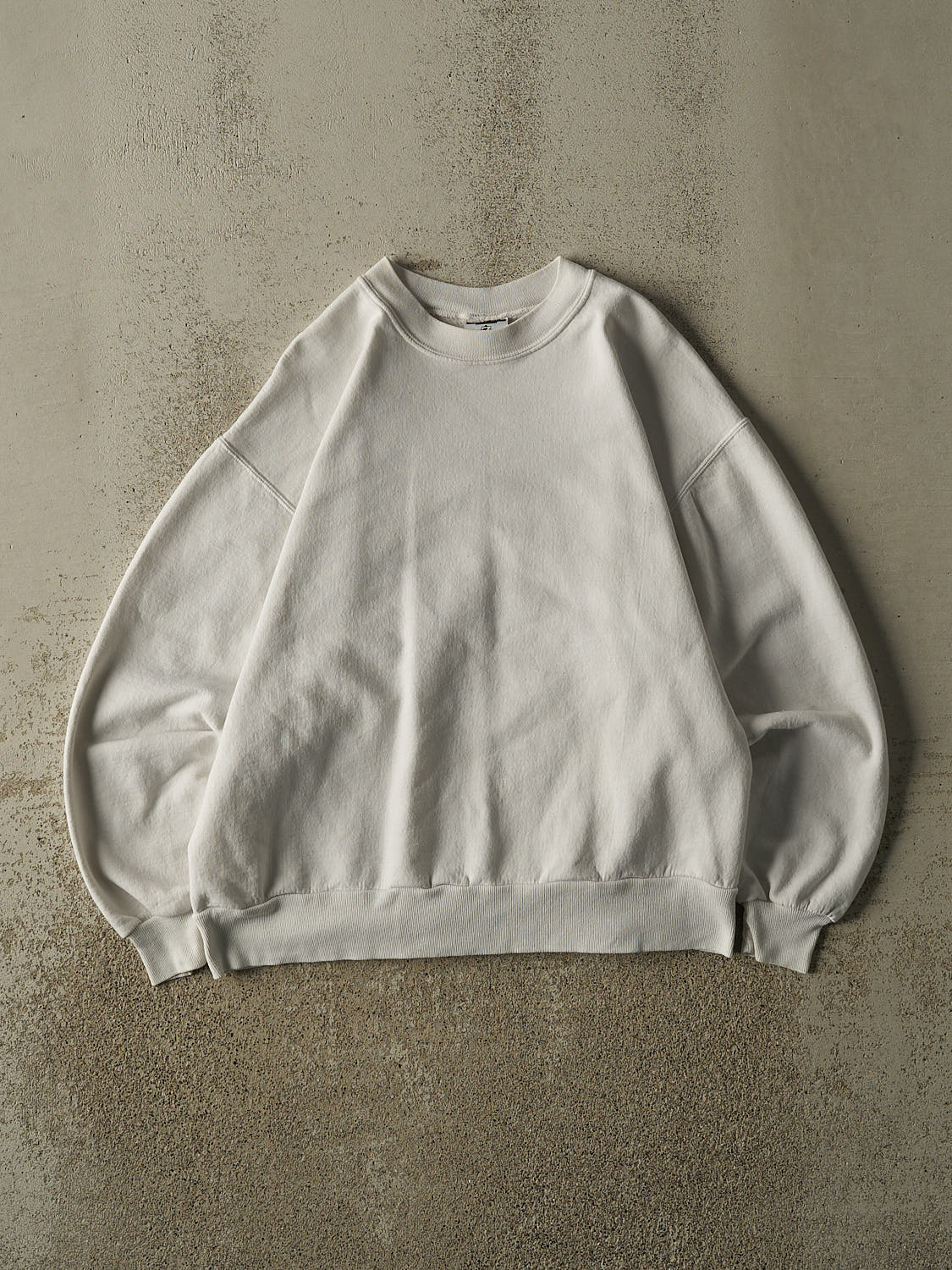 Vintage 90s White Blank Crewneck (S)