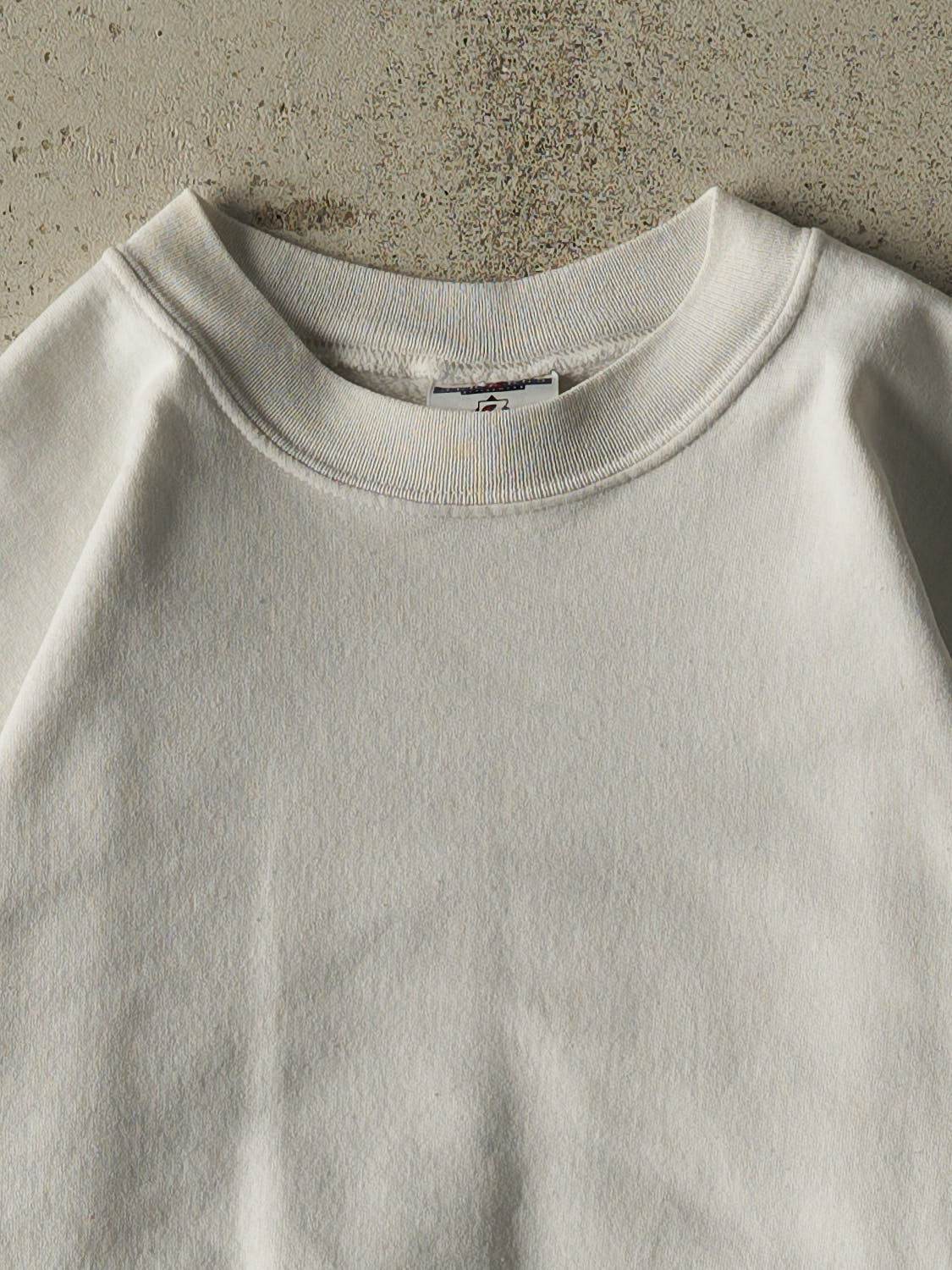 Vintage 90s White Blank Crewneck (S)