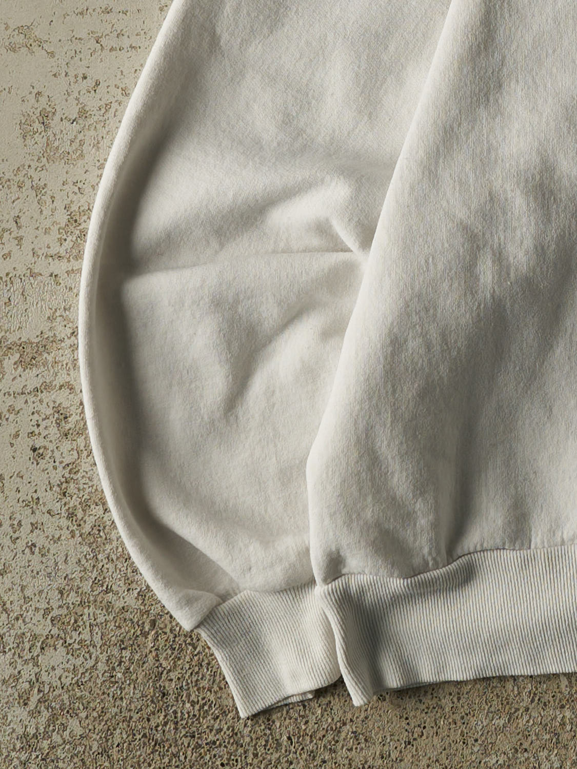Vintage 90s White Blank Crewneck (S)
