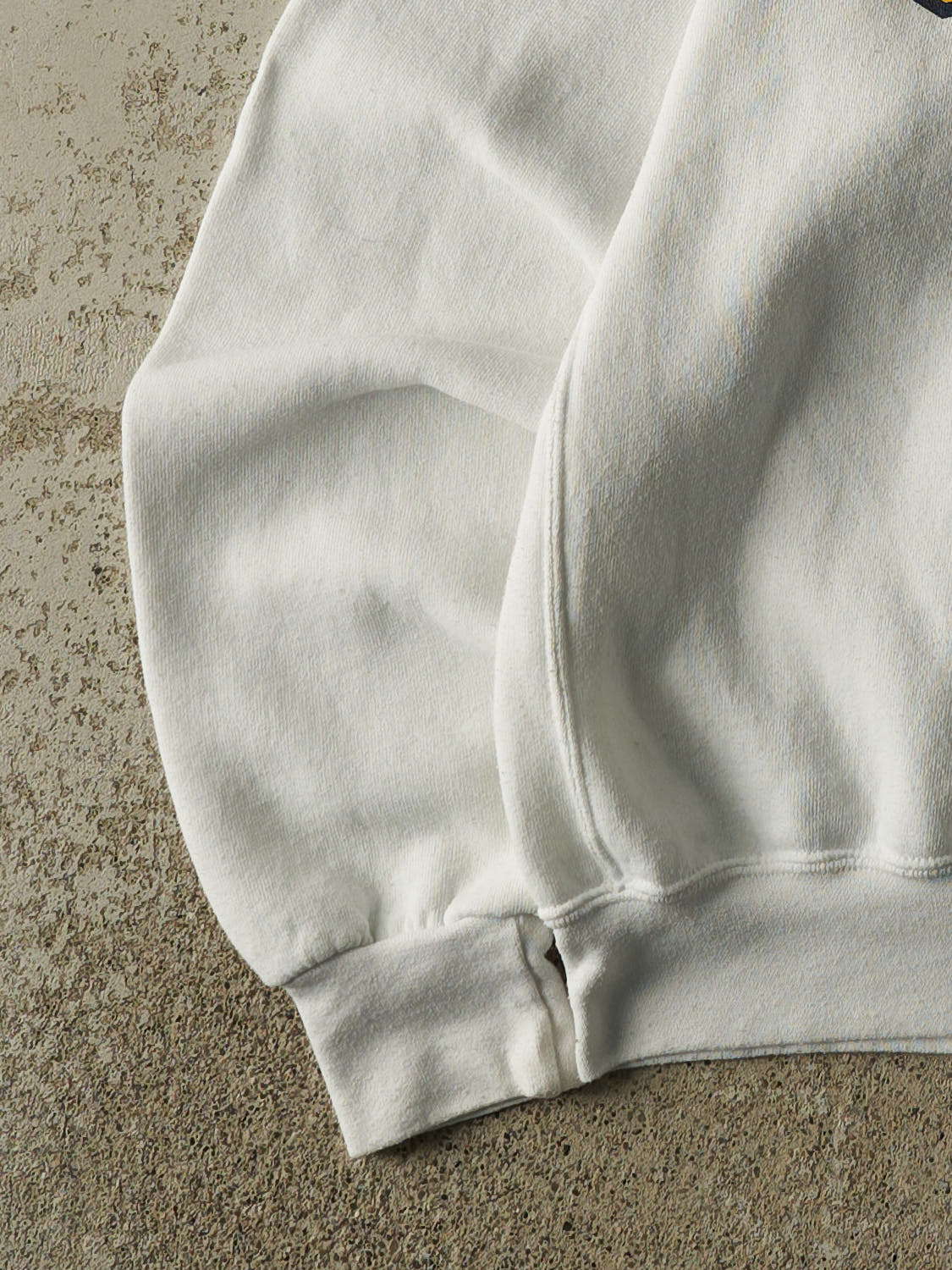 Vintage Y2K White Russell Athletic UBC Crewneck (XS/S)