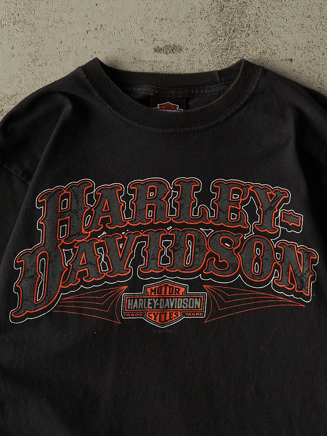 Vintage 12' Black Harley Davidson Cancun Mexico Long Sleeve (S)