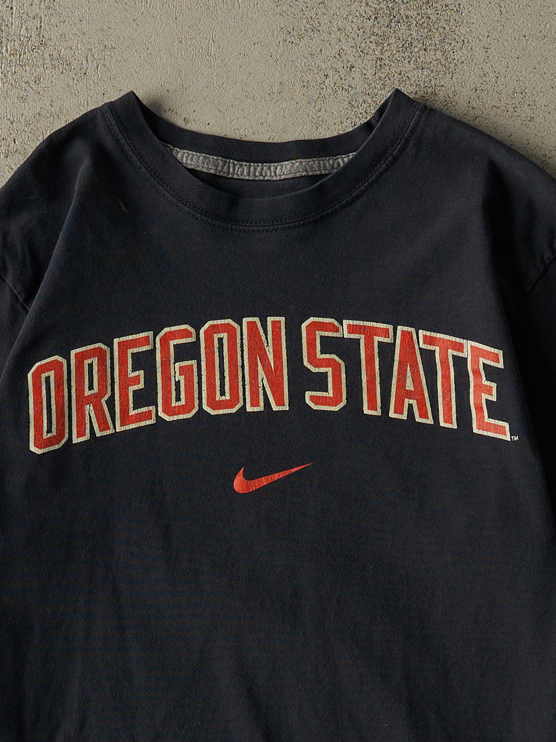 Vintage Y2K Navy Blue Nike Oregon State University Long Sleeve (S/M)