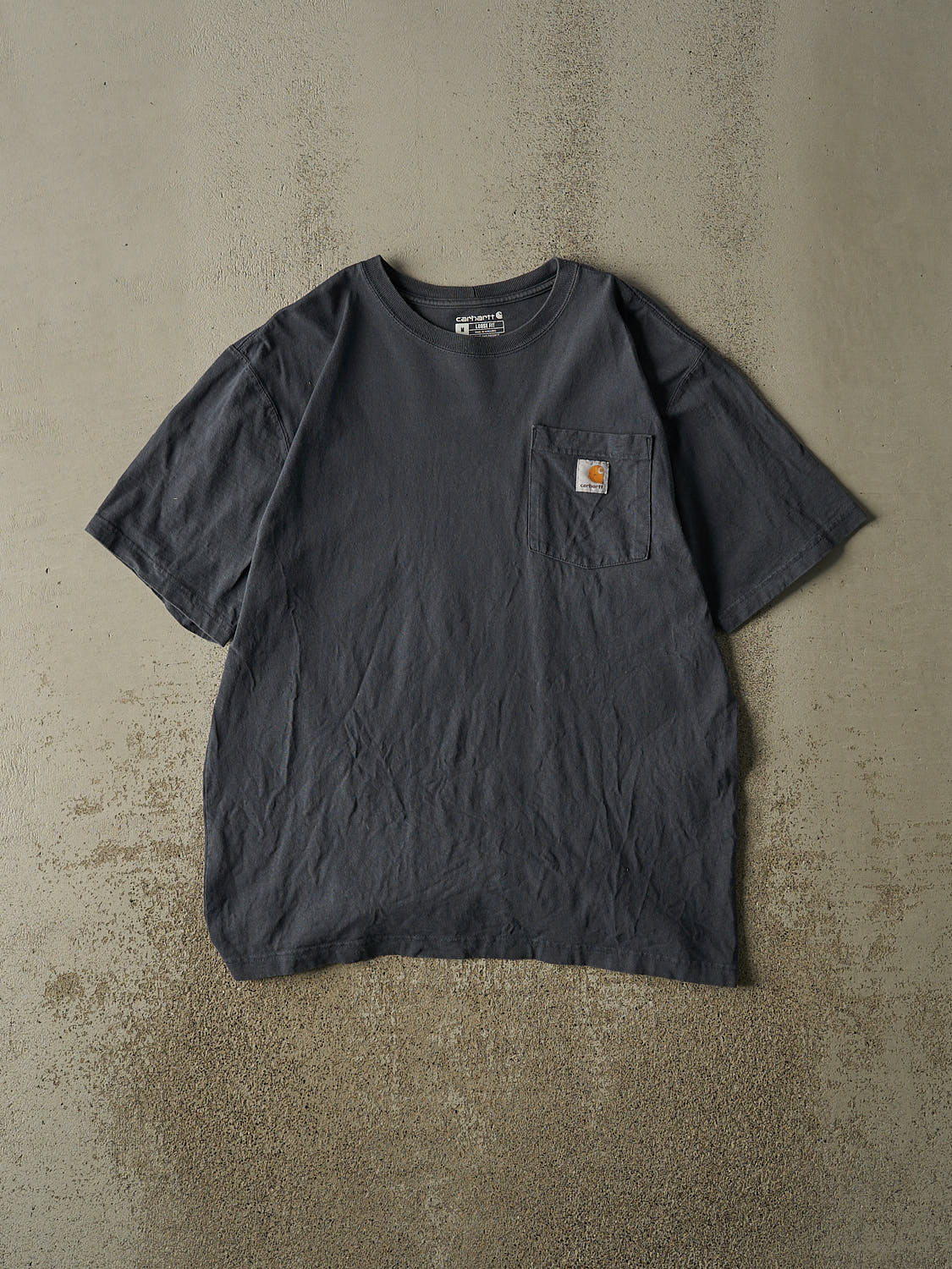 Vintage Y2K Navy Blue Carhartt Pocket Tee (L)