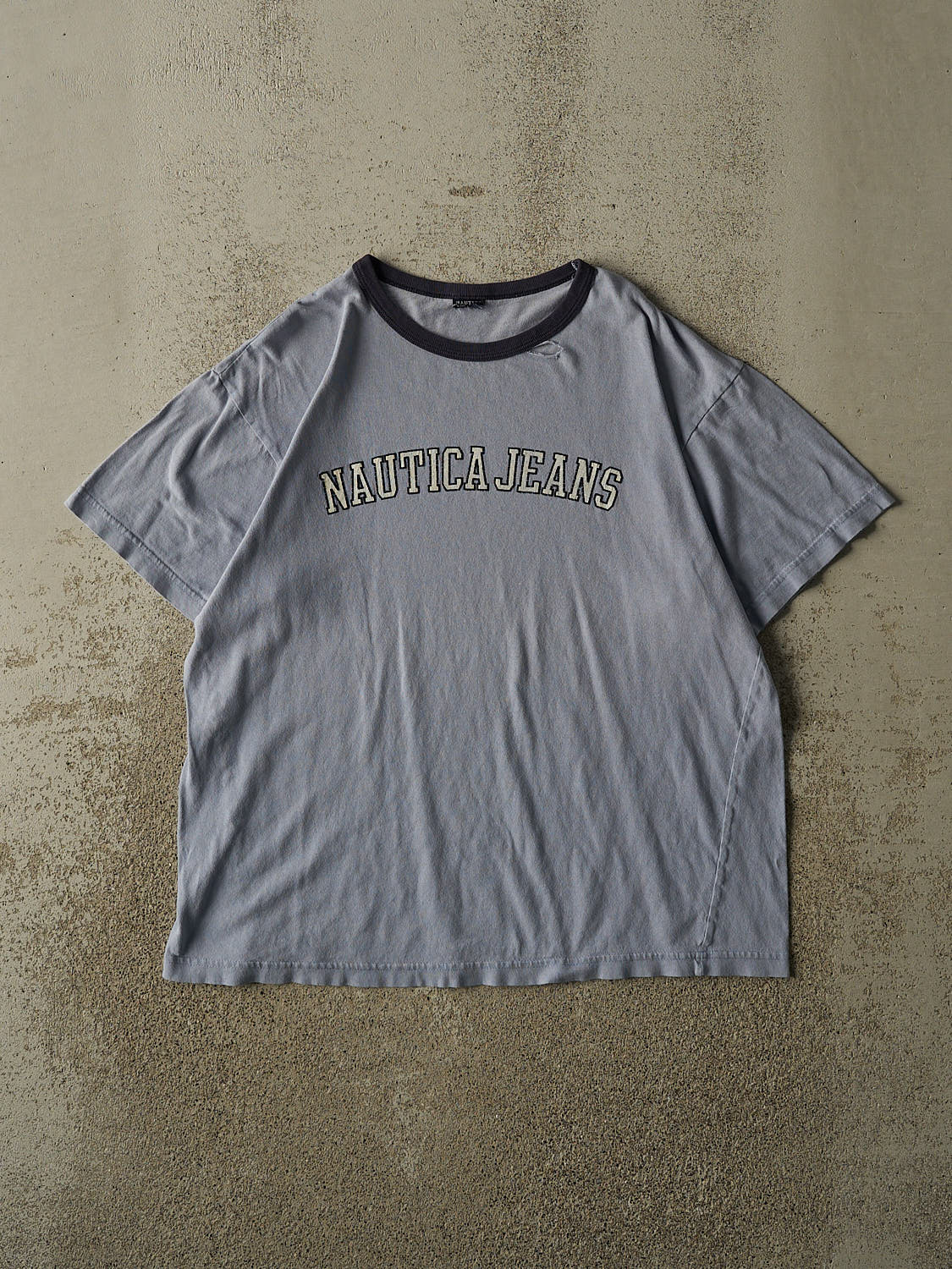 Vintage 90s Blue Nautica Jeans Tee (M/L)