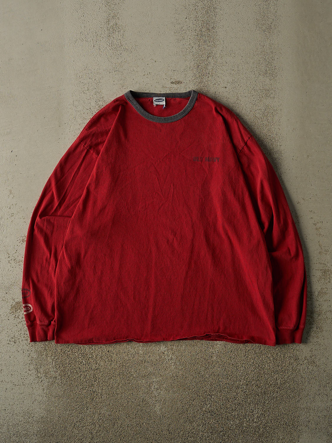 Vintage 90s Red Old Navy Long Sleeve (L/XL)