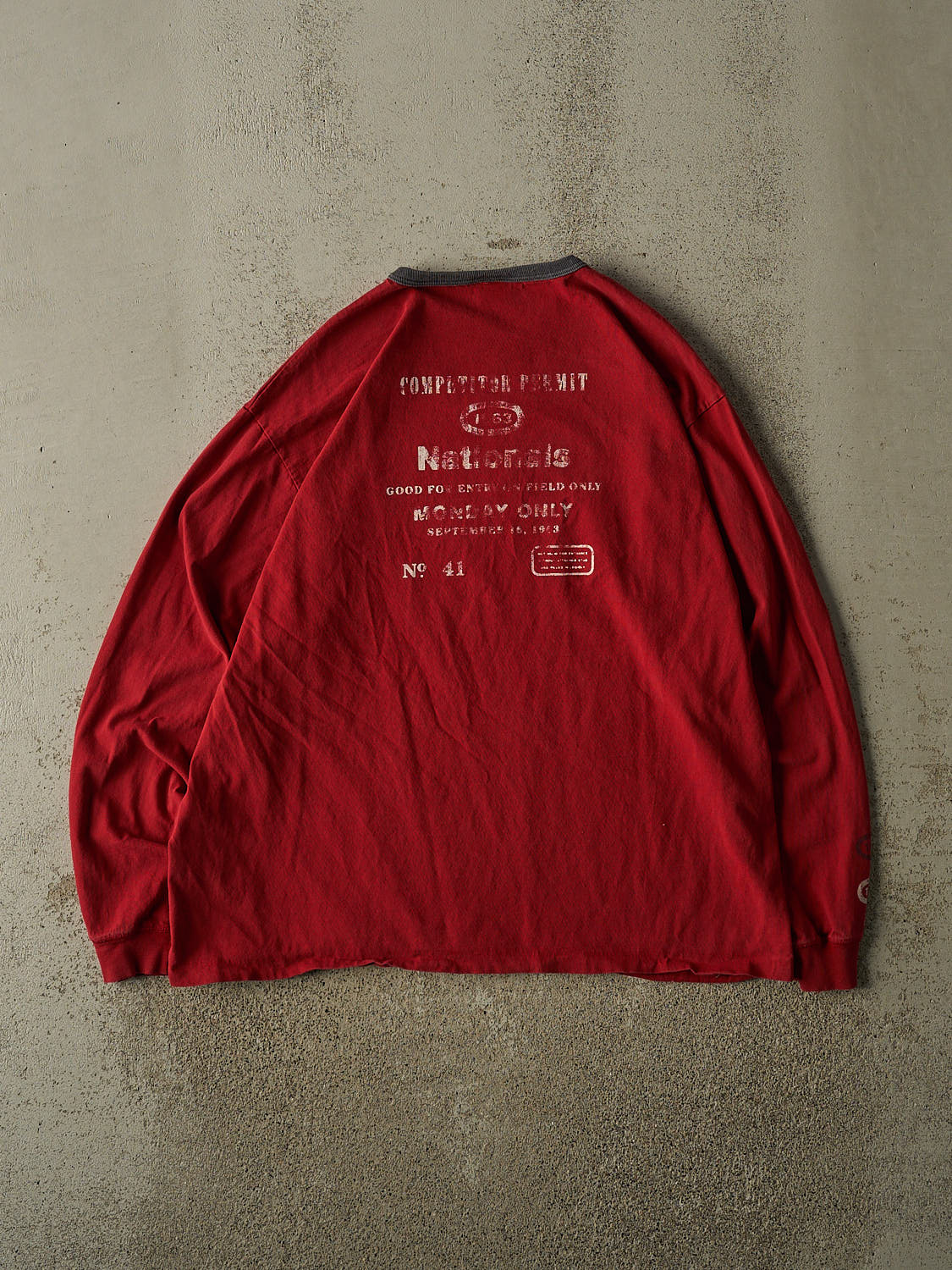 Vintage 90s Red Old Navy Long Sleeve (L/XL)