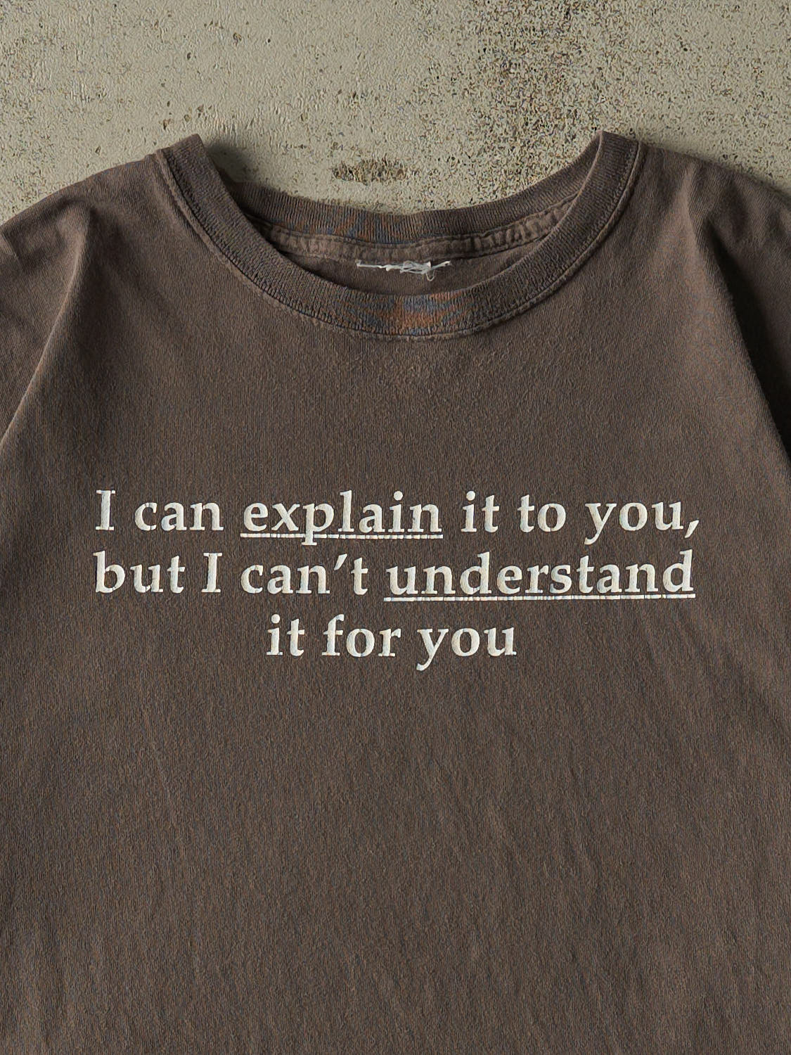 Vintage 90s Grey "I Can Explain It To You.." Slogan Tee (L/XL)