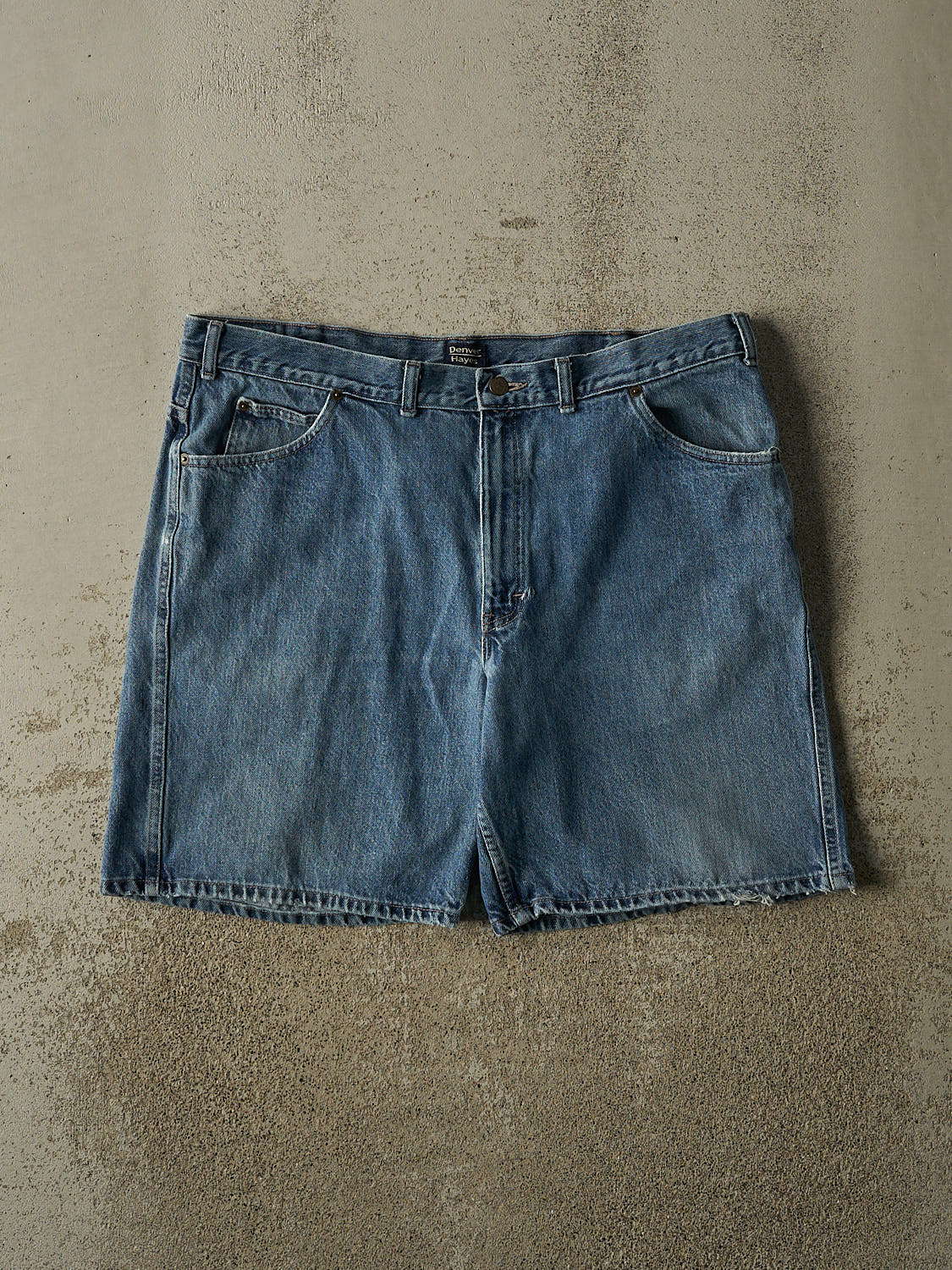 Vintage 90s Mid Wash Denver Hayes Jorts (39x8.5)