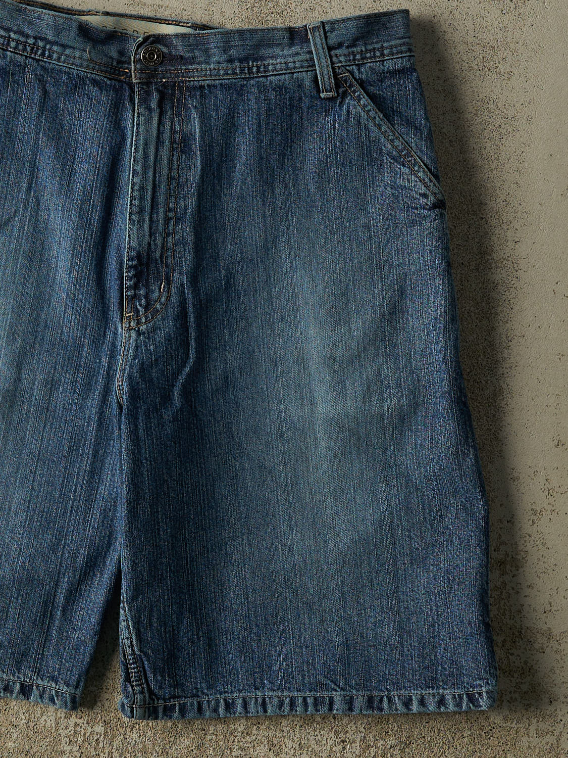 Vintage 90s Dark Wash Arizona Jean Co Carpenter Jorts (35x10)