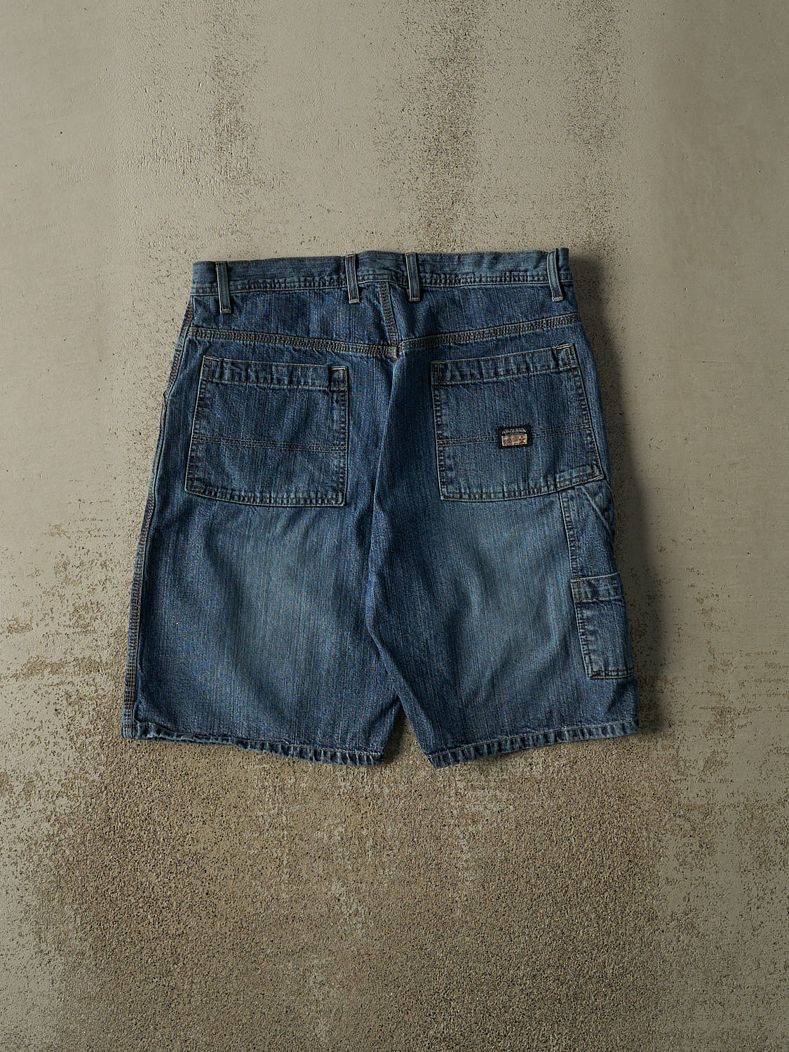 Vintage 90s Dark Wash Arizona Jean Co Carpenter Jorts (35x10)