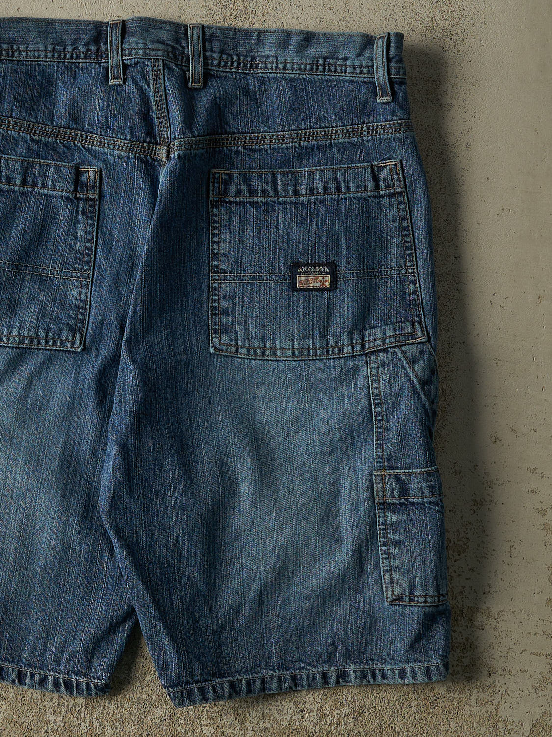 Vintage 90s Dark Wash Arizona Jean Co Carpenter Jorts (35x10)