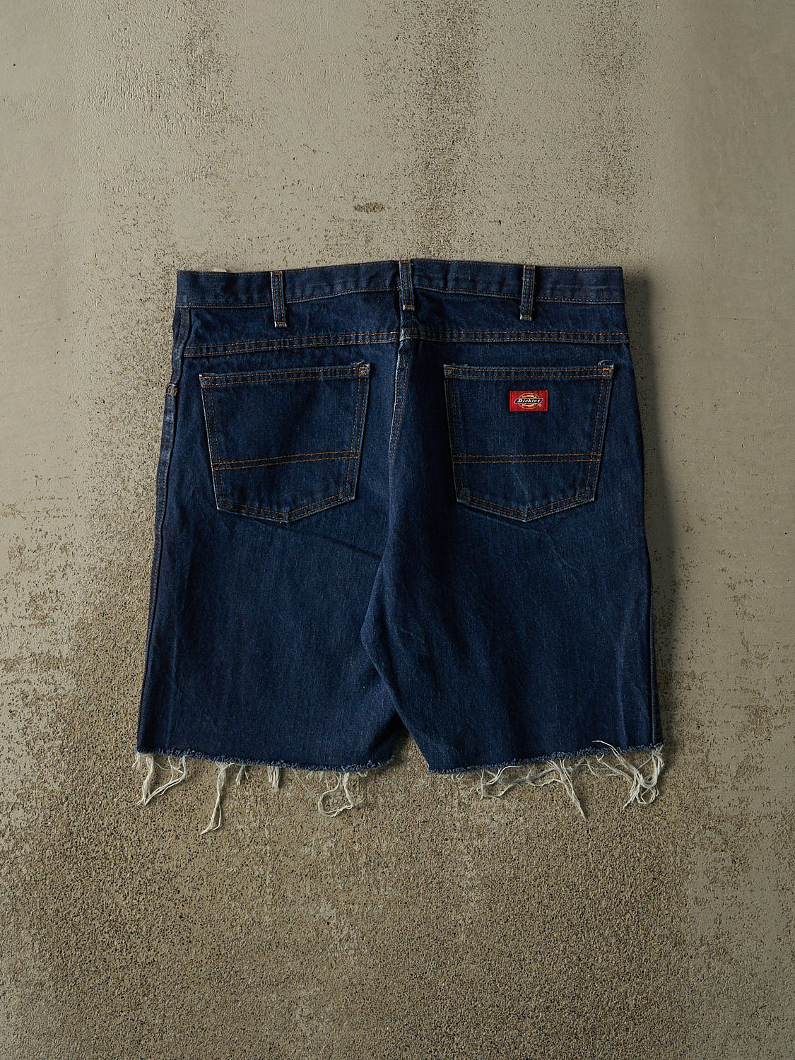 Vintage 90s Dark Wash Dickies Cut Off Jorts (36x8.5)