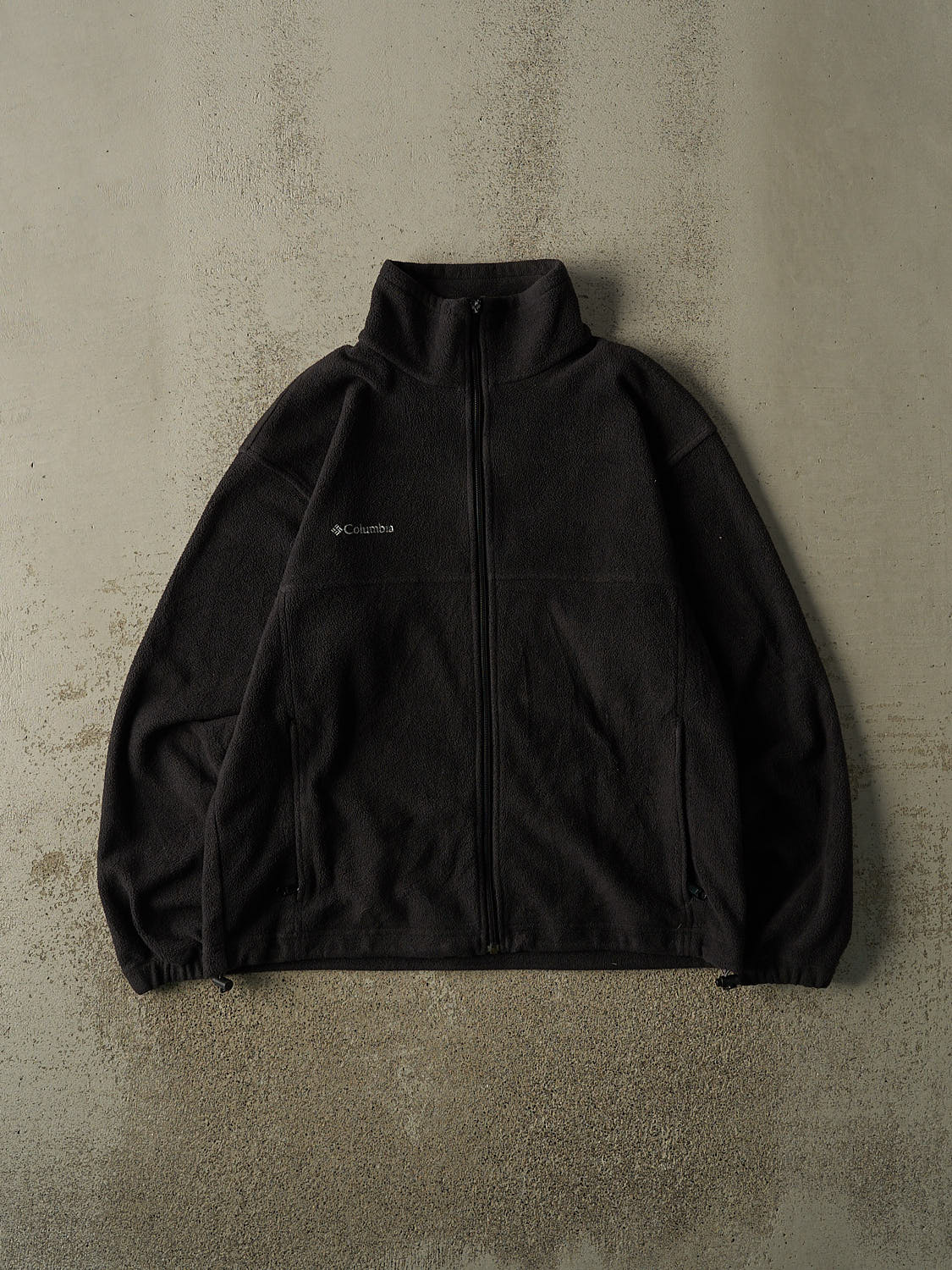 Vintage Y2K Black Columbia Zip Up Fleece (L/XL)