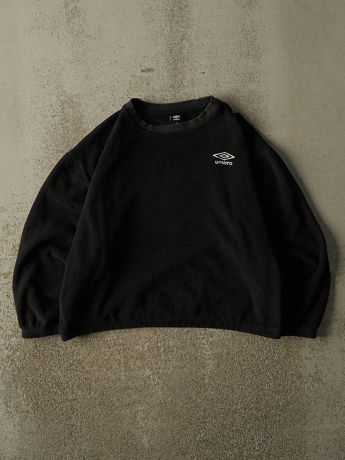 Vintage Y2K Black Umbro Pullover Fleece (S)