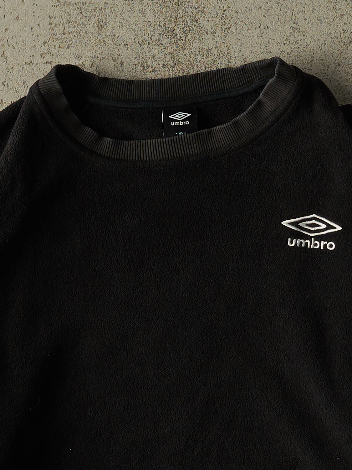 Vintage Y2K Black Umbro Pullover Fleece (S)