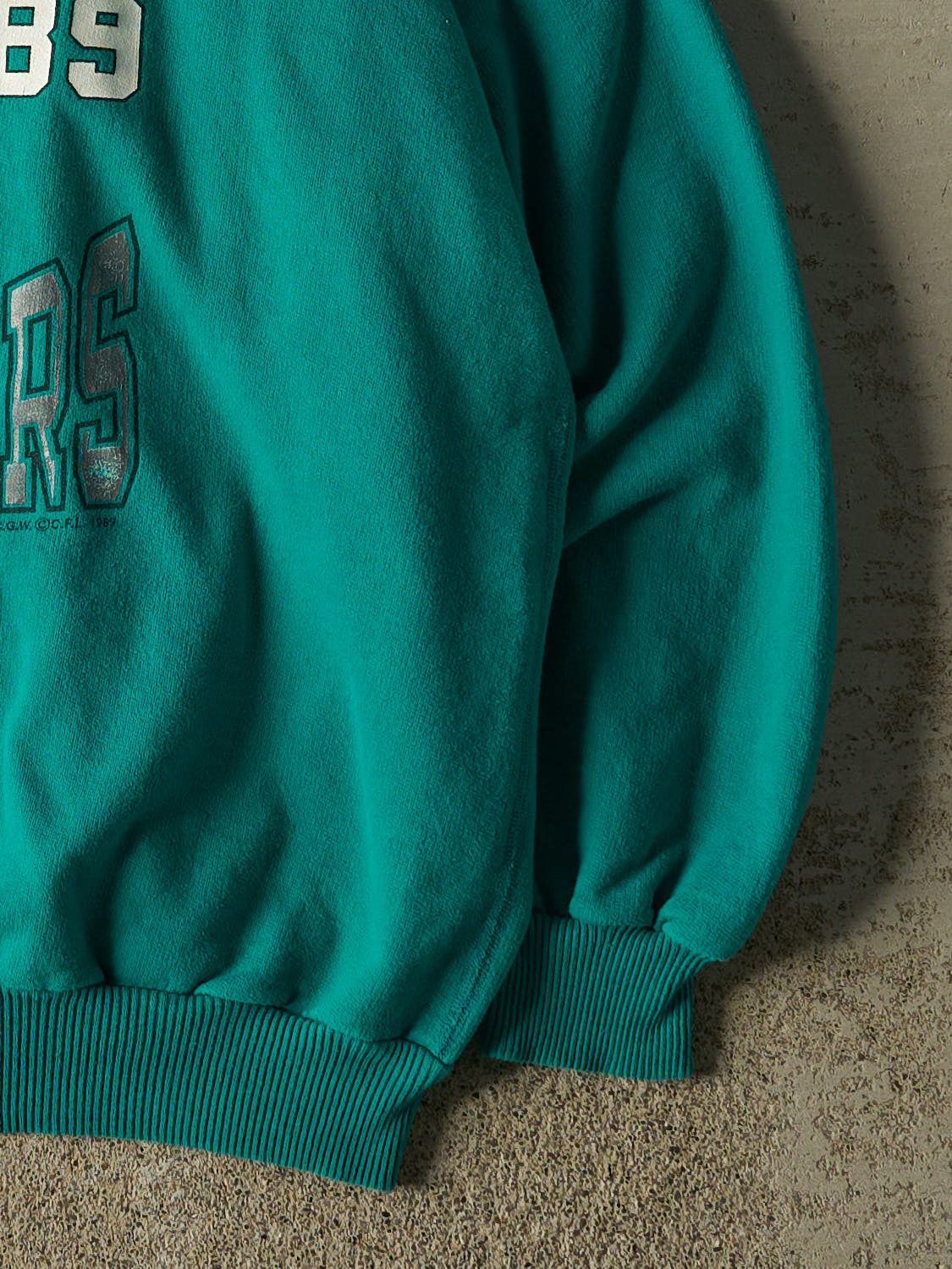 Vintage 89' Green Saskatchewan Roughriders Grey Cup Champions Crewneck (XL/XXL)