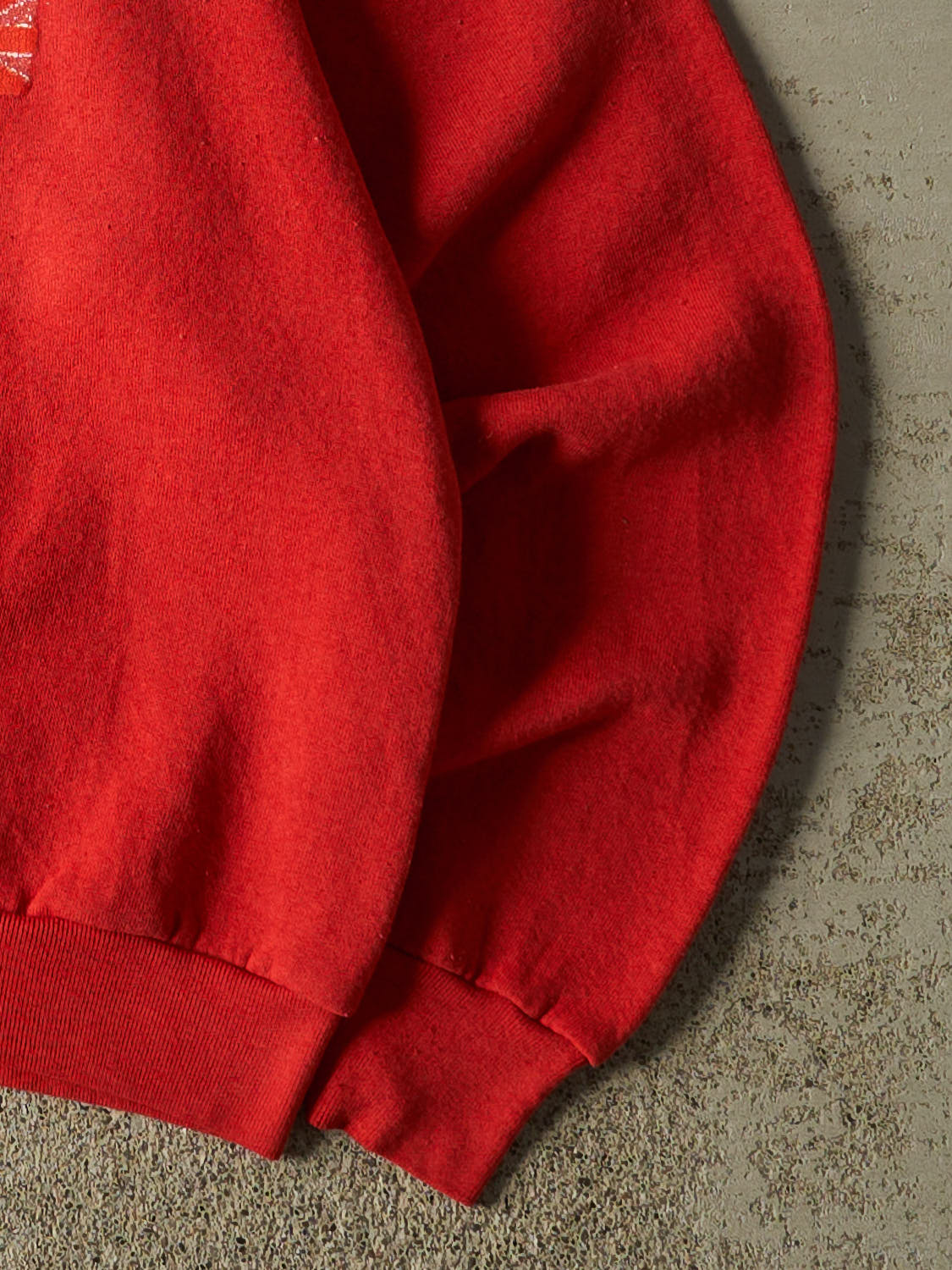 Vintage 80s Red Reebok Logo Crewneck (S/M)