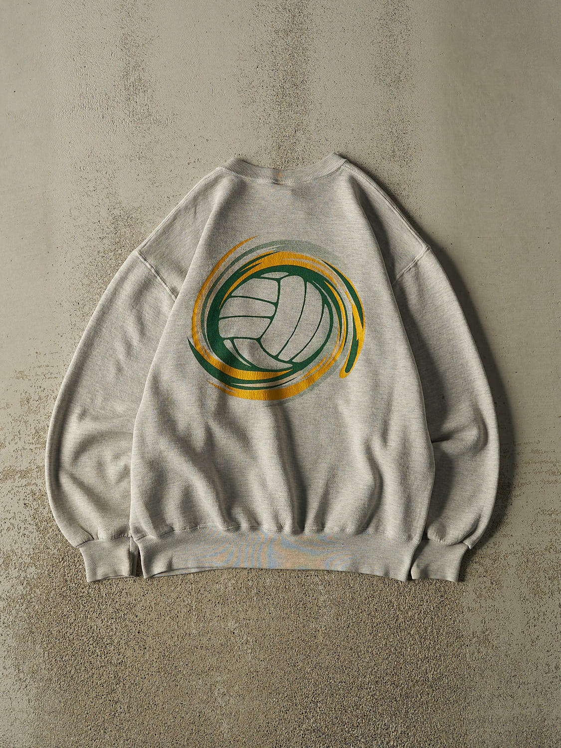Vintage 90s Grey Russell Athletic Broadus Lady Hawks Crewneck (M/L)