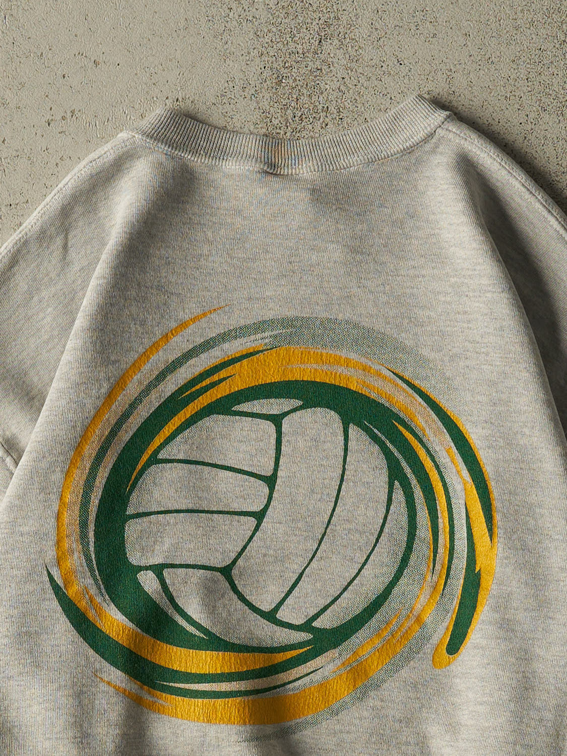 Vintage 90s Grey Russell Athletic Broadus Lady Hawks Crewneck (M/L)
