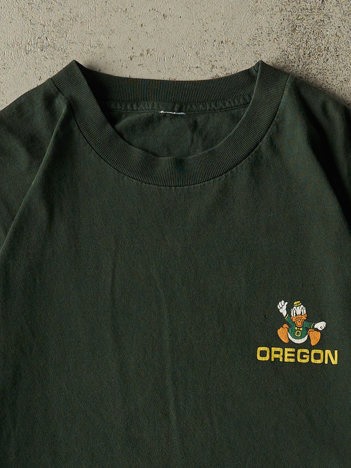 Vintage 90s Green University of Oregon Ducks Tee (XL)