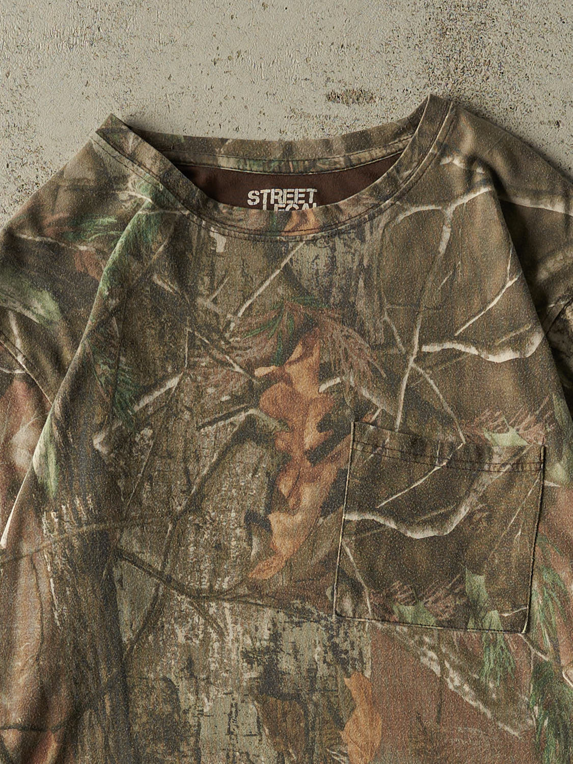 Vintage Y2K Camo Pocket Long Sleeve (M/L)